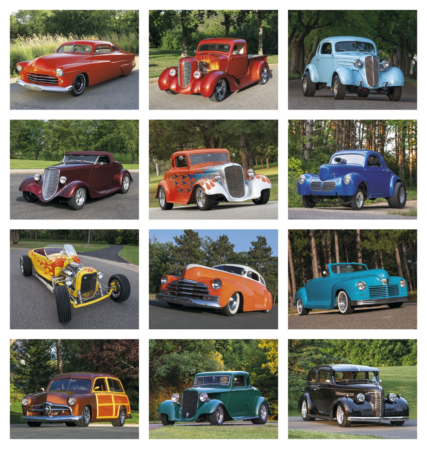 Picture of Good Value™ Street Rods - Spiral Calendar