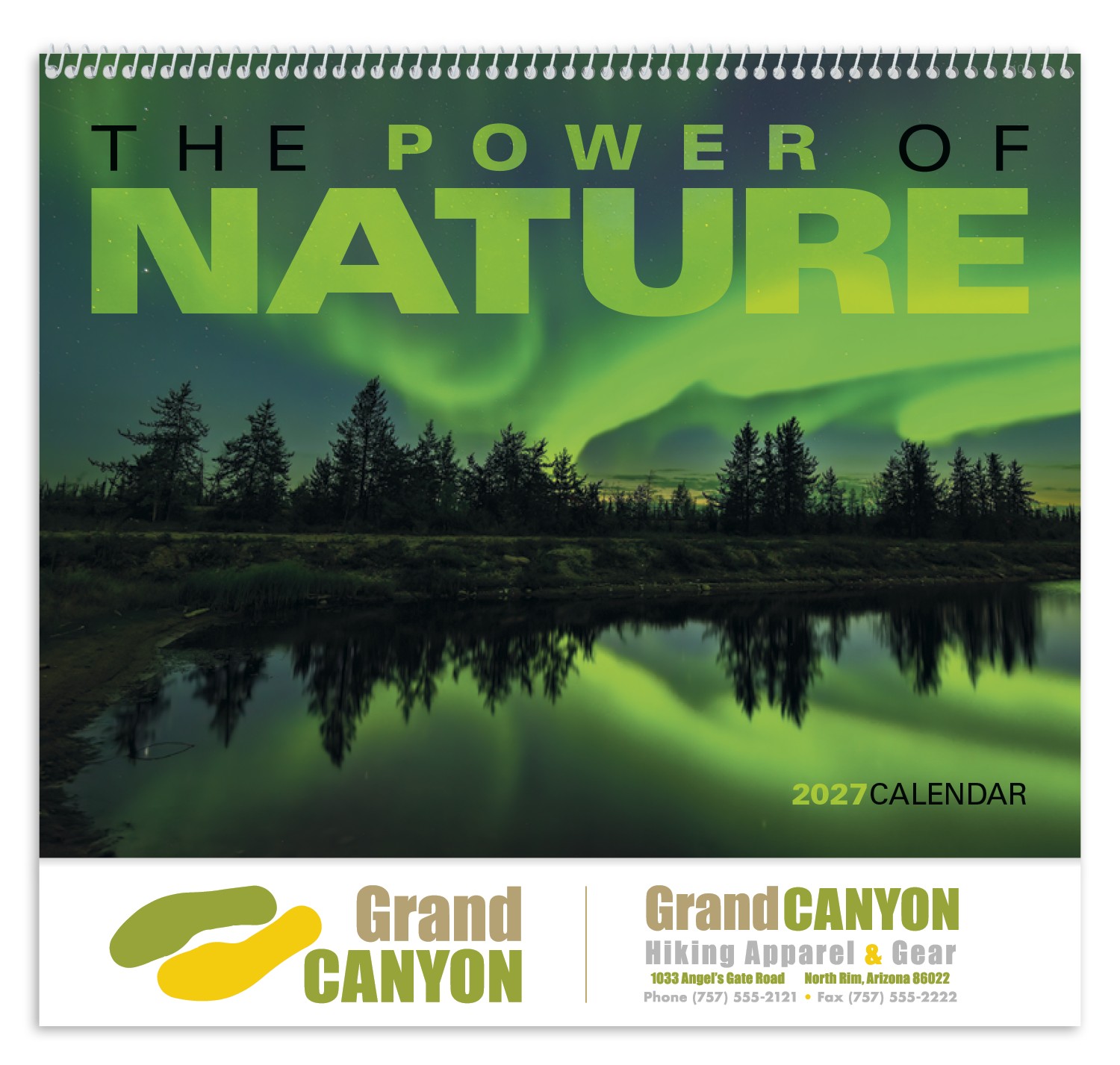 Picture of Good Value™ The Power of Nature - Spiral Calendar