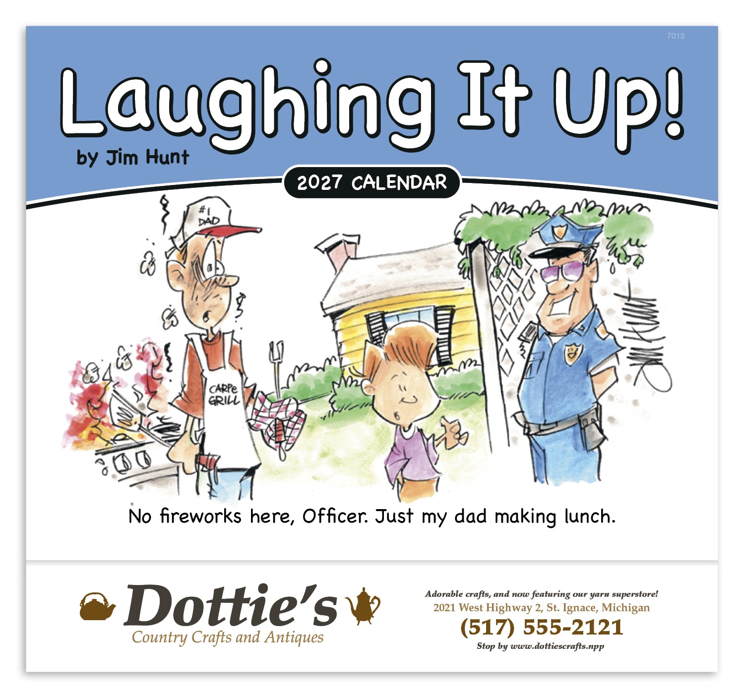 Picture of Good Value™ Laughing It Up - Stapled Calendar