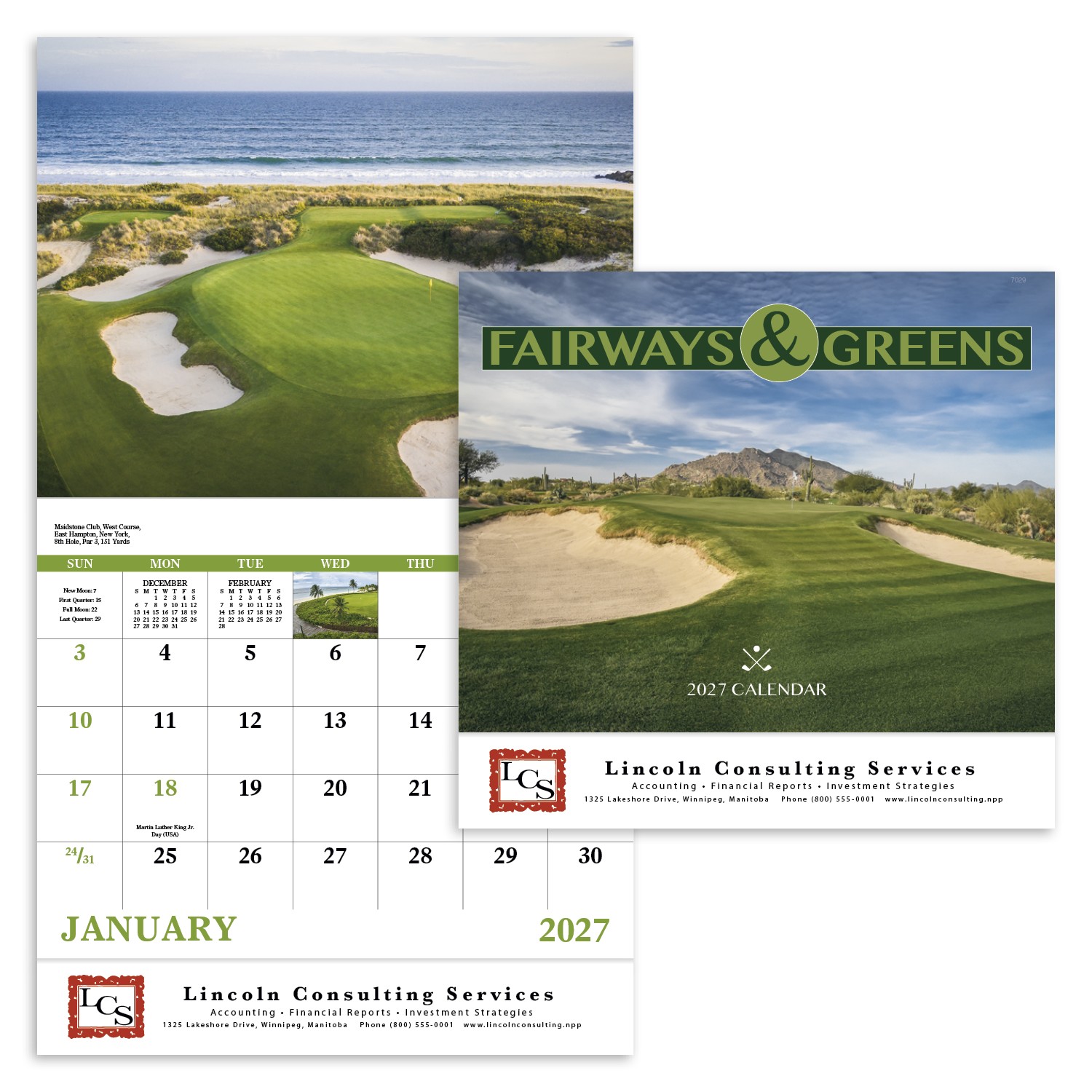 Picture of Good Value™ Fairways & Greens - Stapled Calendar