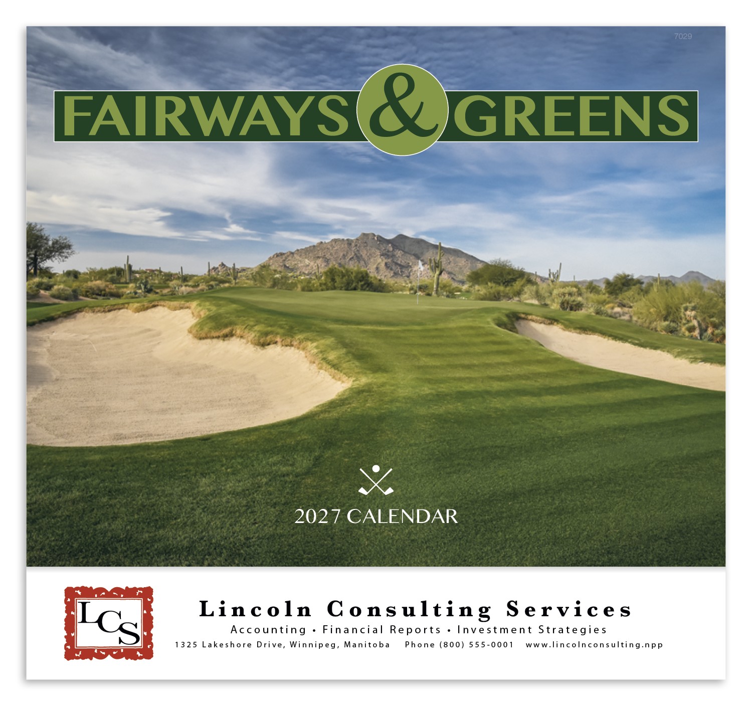 Picture of Good Value™ Fairways & Greens - Stapled Calendar