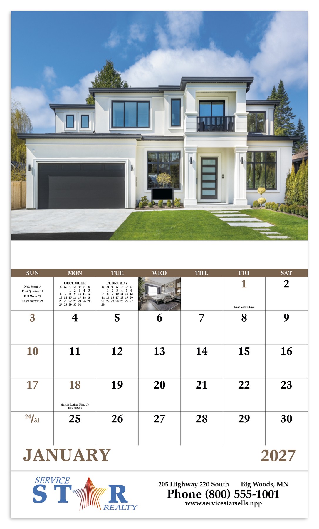 Picture of Good Value™ Welcome Home - Stapled Calendar