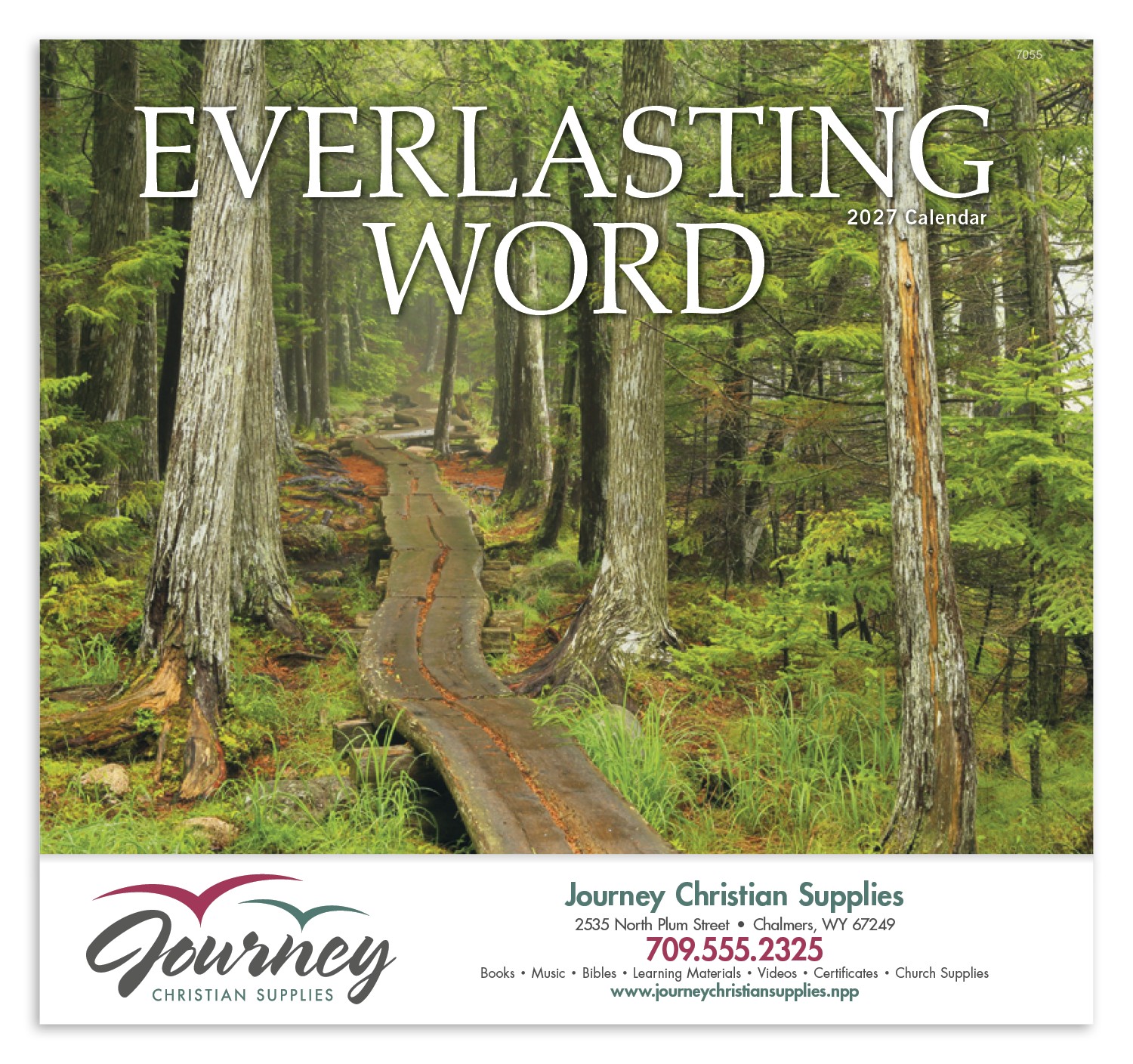 Picture of Good Value™ Everlasting Word - Stapled Calendar