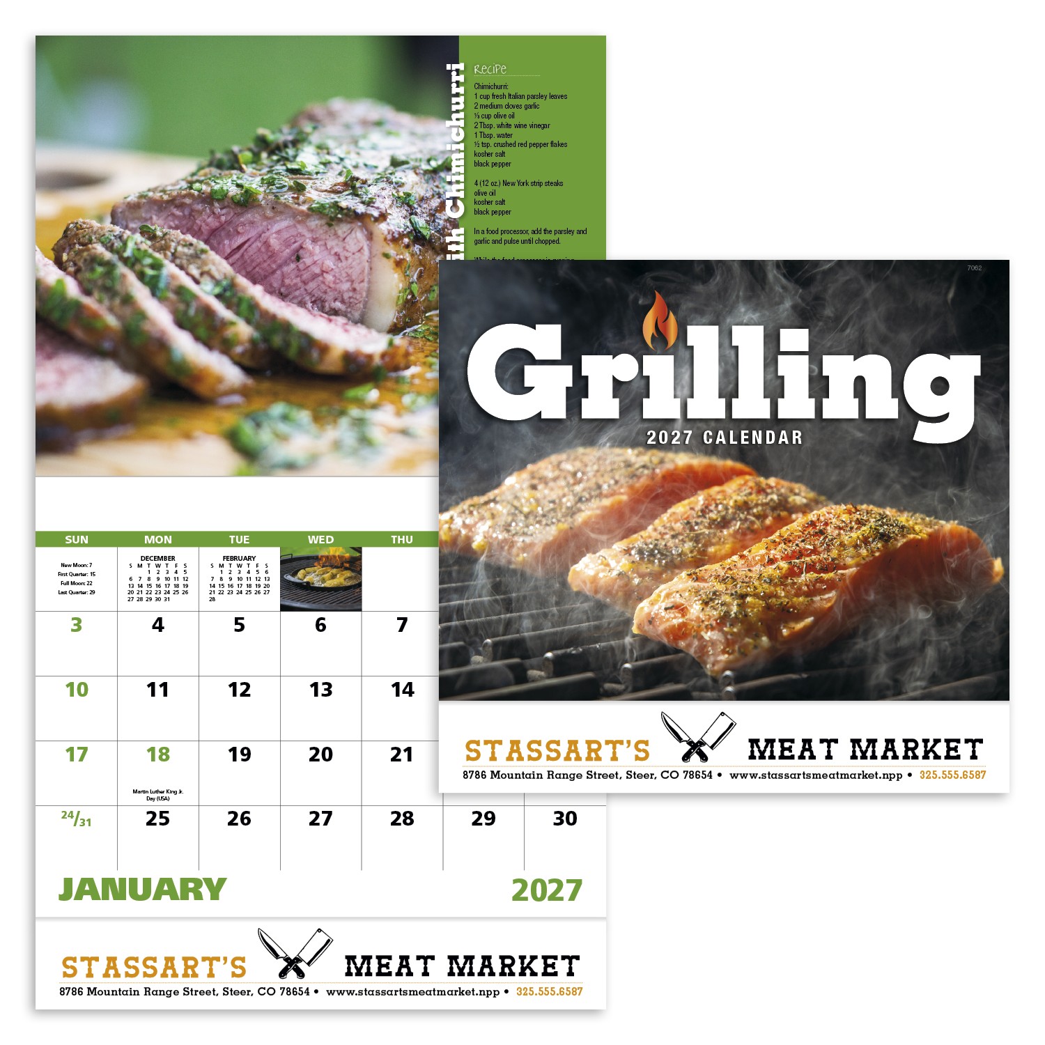 Picture of Good Value™ Grilling - Stapled Calendar