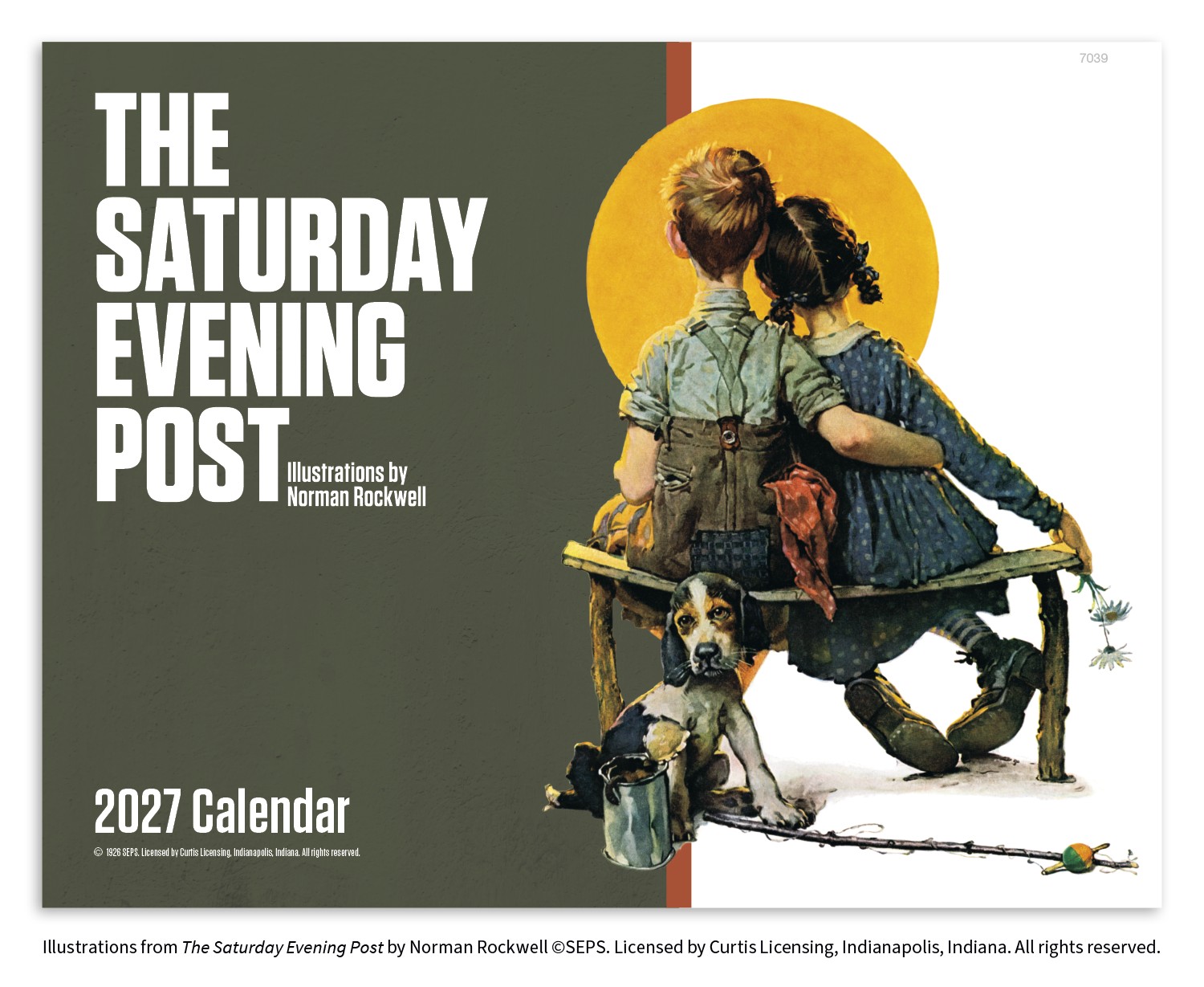 Picture of Good Value™ The Saturday Evening Post - Window Calendar