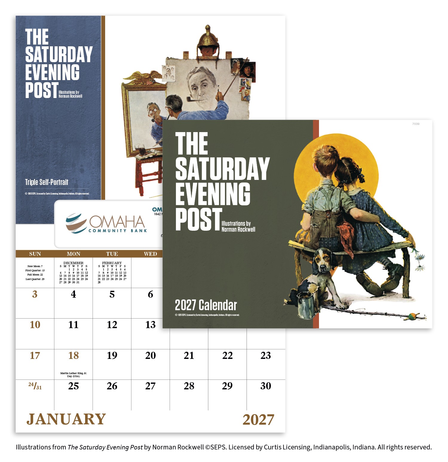 Picture of Good Value™ The Saturday Evening Post - Window Calendar
