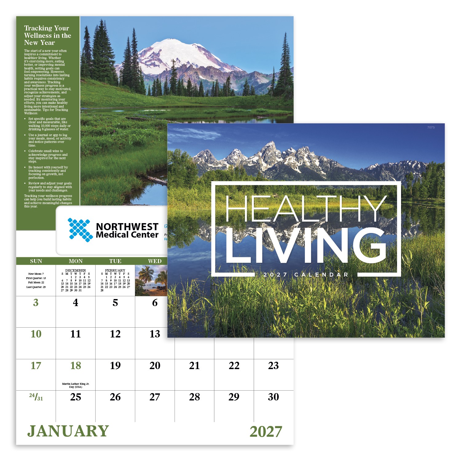 Picture of Good Value™ Healthy Living - Window Calendar