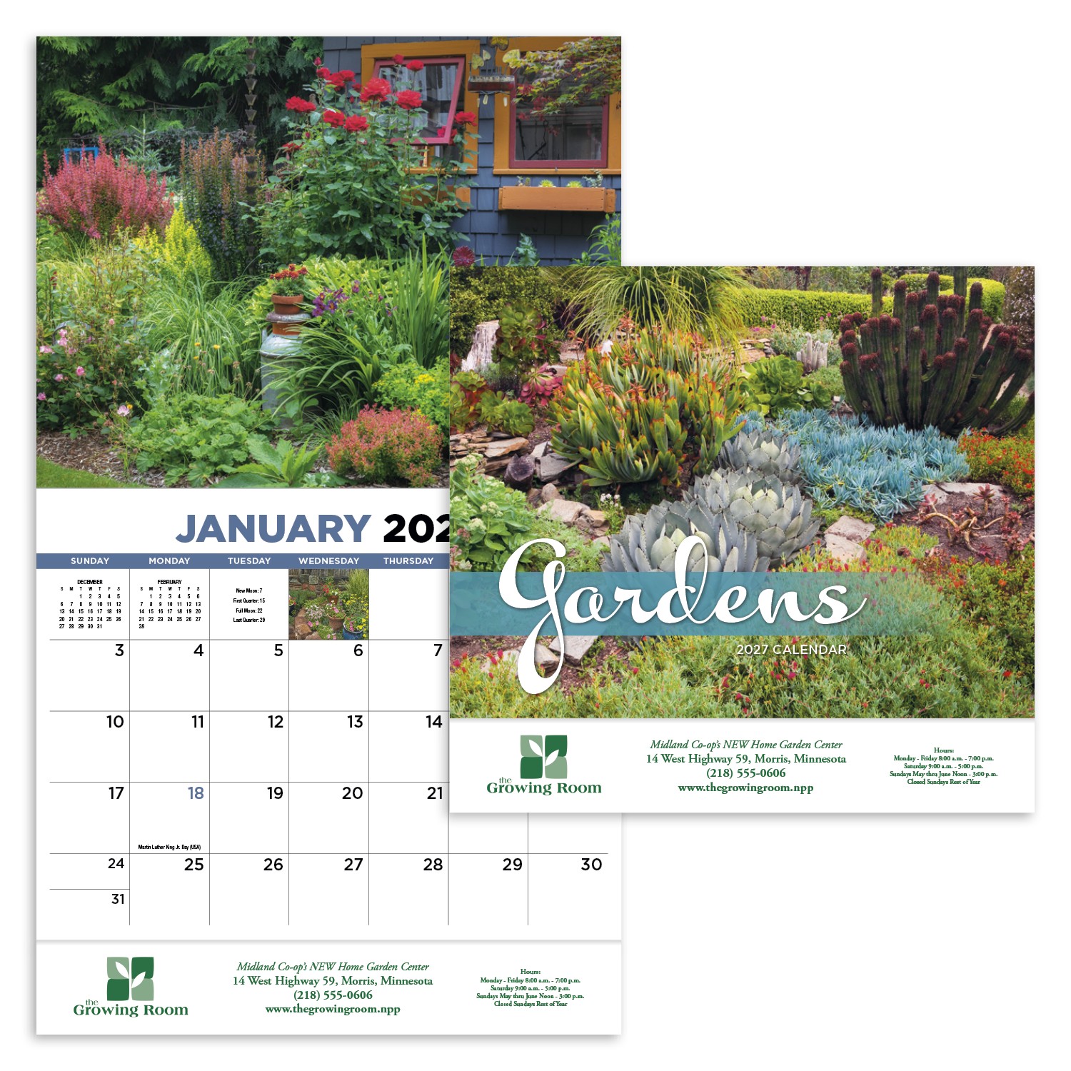 Picture of HotLine® Products Gardens Appointment Calendar - Stapled