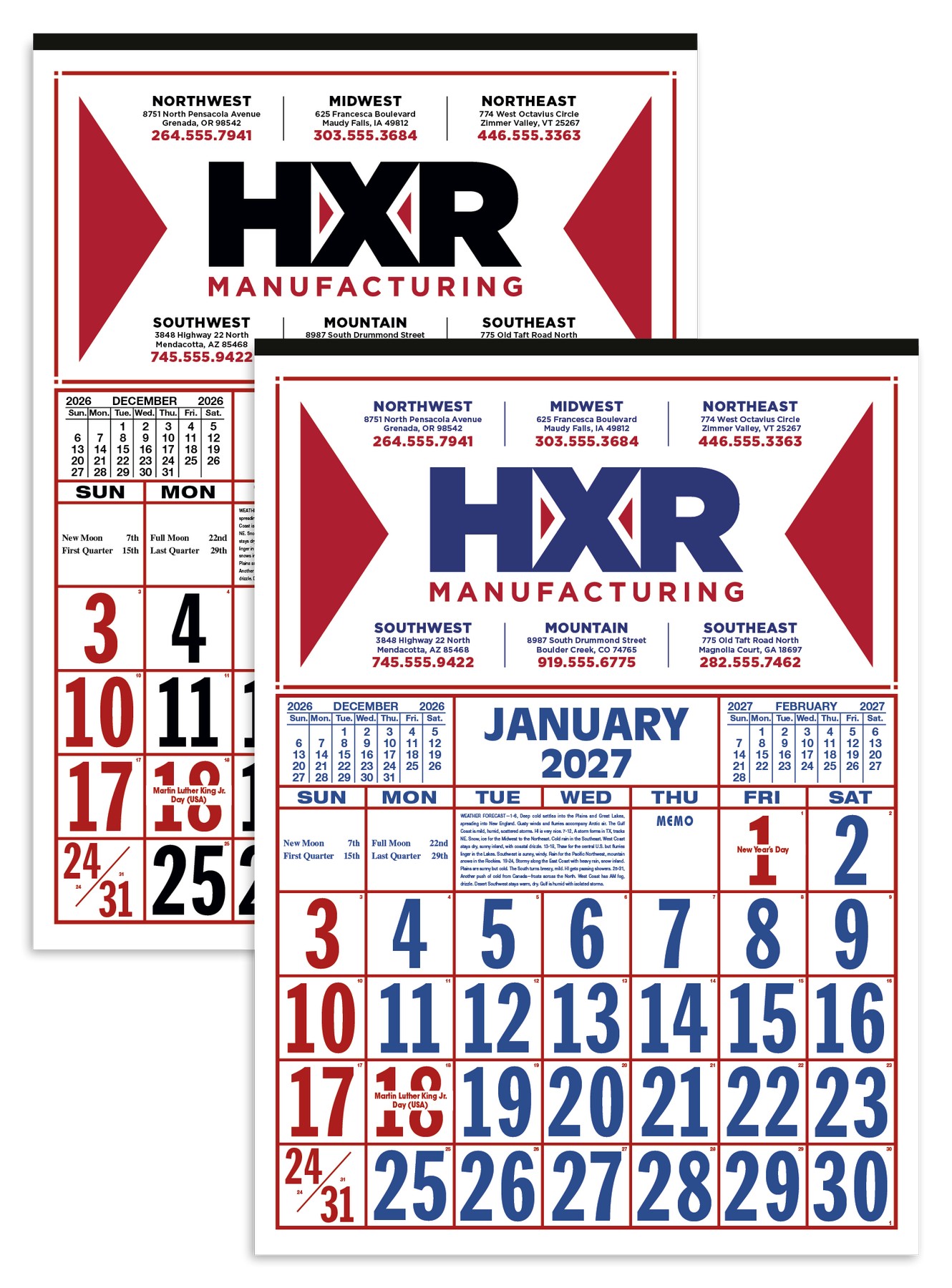 Picture of Skinner & Kennedy® Commercial 12-Sheet Calendar