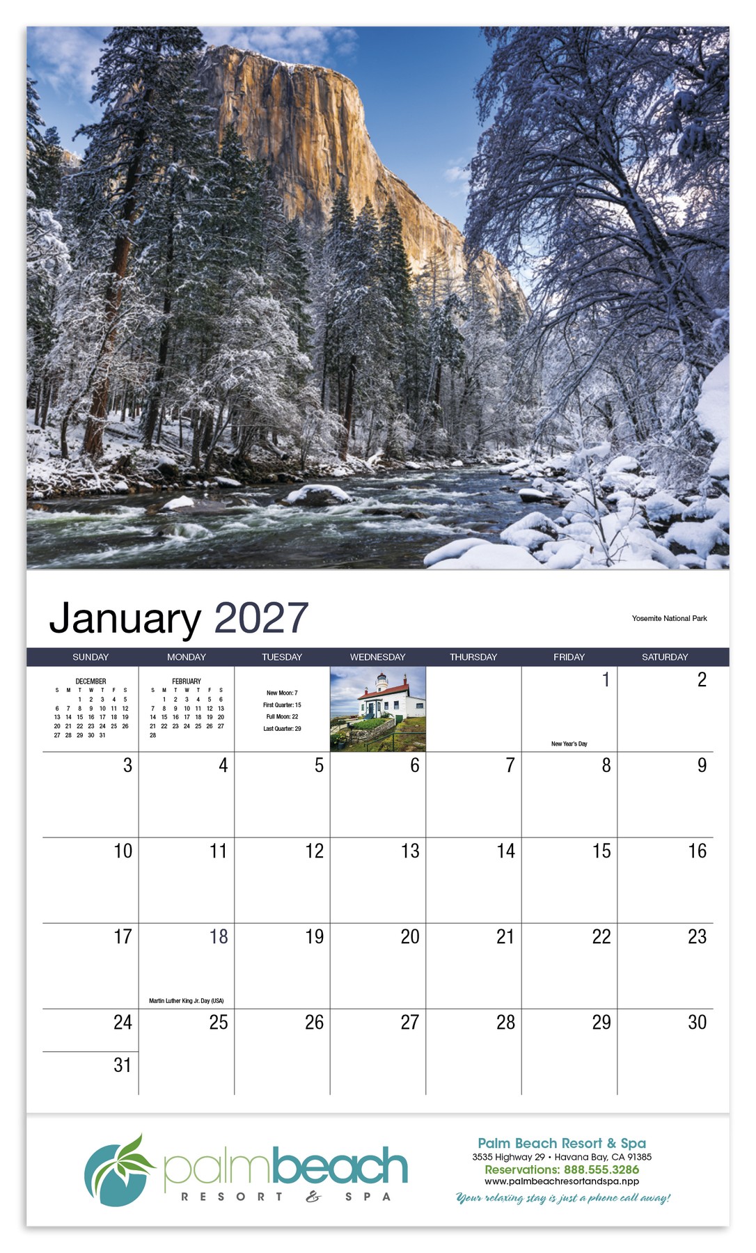 Picture of HotLine® Products California Appointment Calendar - Stapled