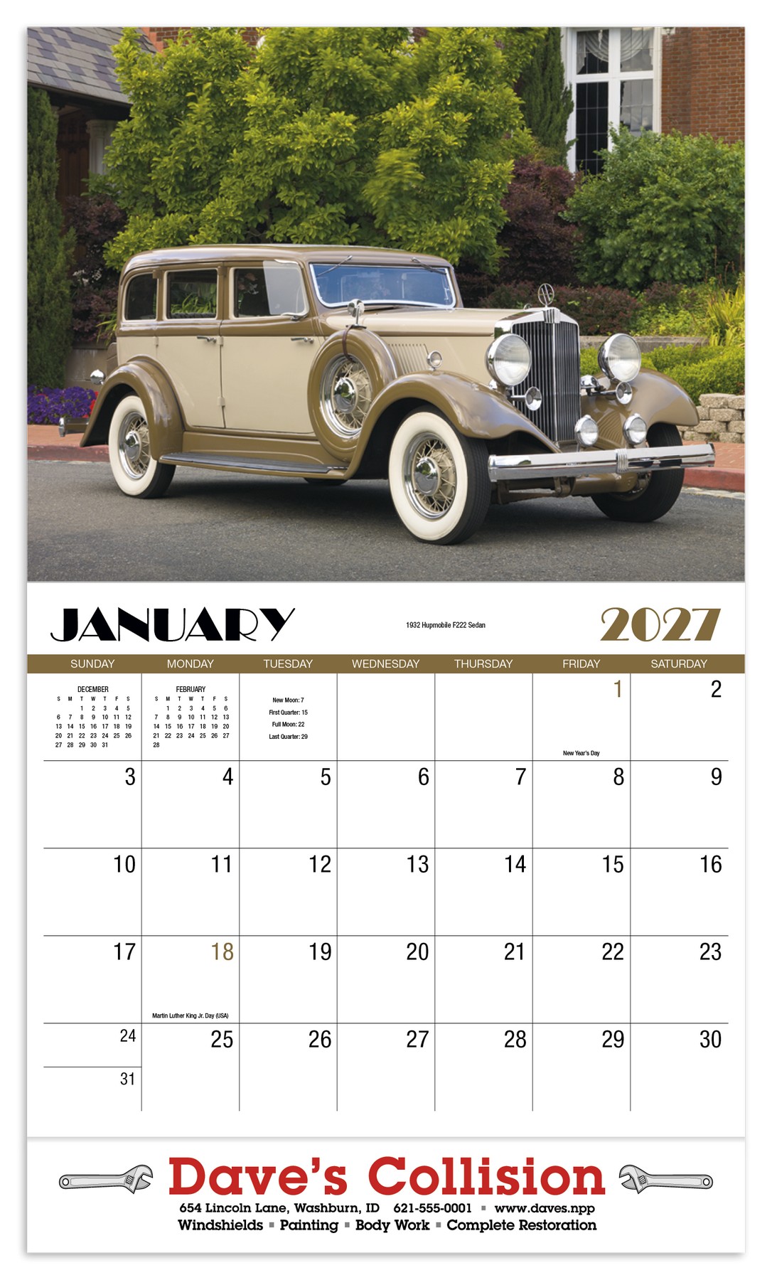 Picture of HotLine® Products Classics Appointment Calendar - Stapled