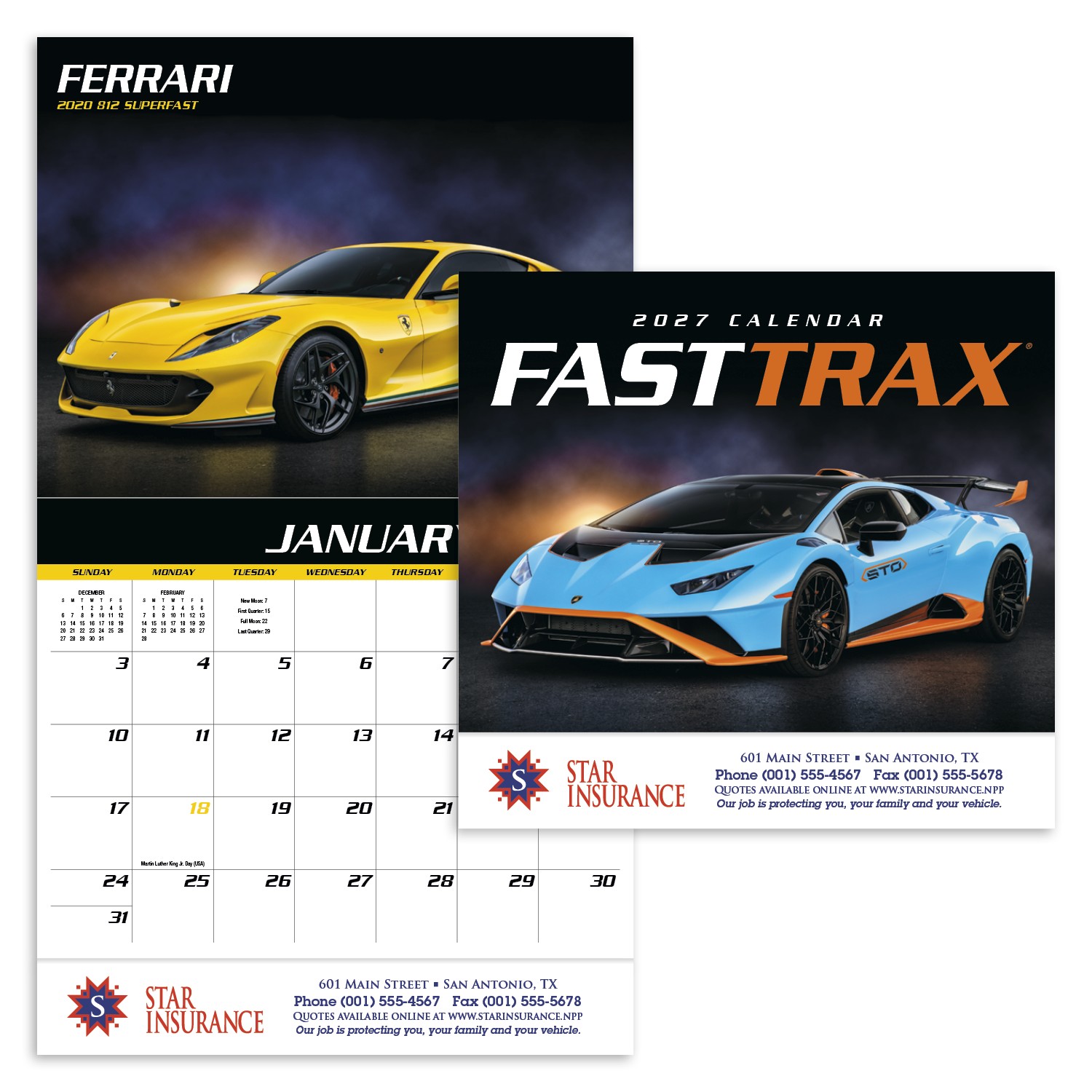 Picture of HotLine® Products Fast Trax® Appointment Calendar - Stapled