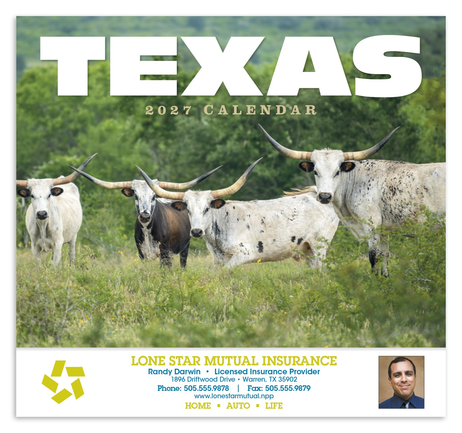 Picture of HotLine® Products Texas Appointment Calendar - Stapled