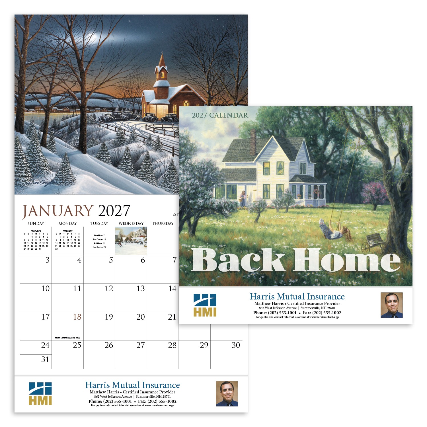 Picture of HotLine® Products Back Home Appointment Calendar - Stapled