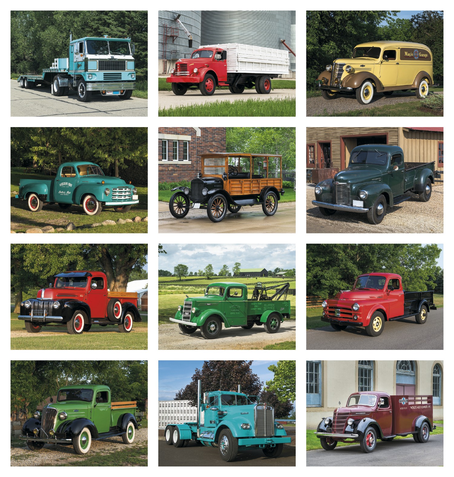 Picture of HotLine® Products Classic Trucks Appointment Calendar - Stapled