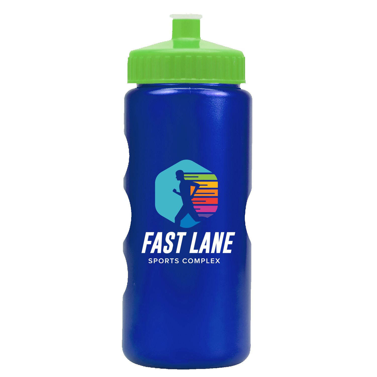 Picture of Garyline® Mini Peak Tritan® Metallike Bottle with Push-Pull Lid - 22 oz.