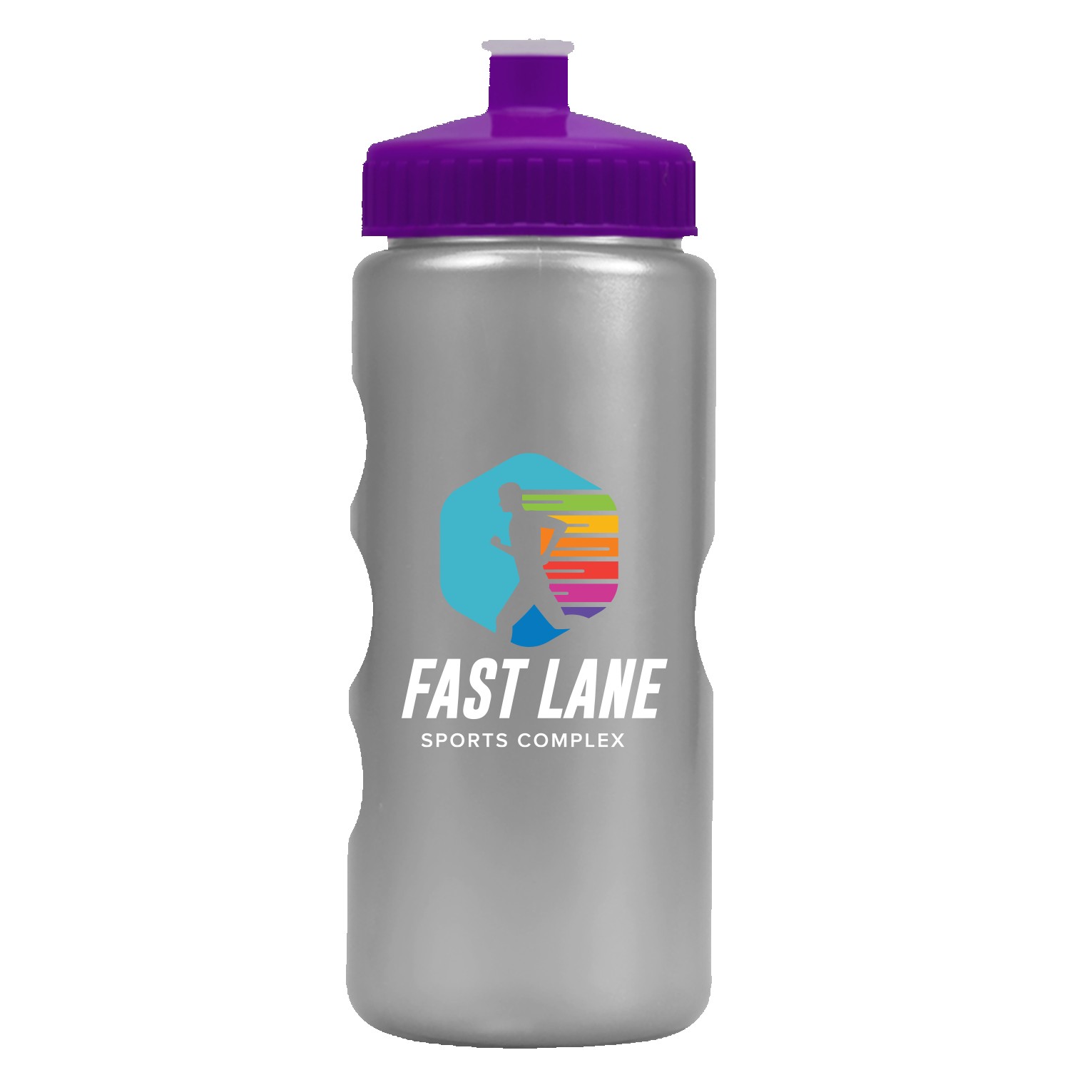 Picture of Garyline® Mini Peak Tritan® Metallike Bottle with Push-Pull Lid - 22 oz.