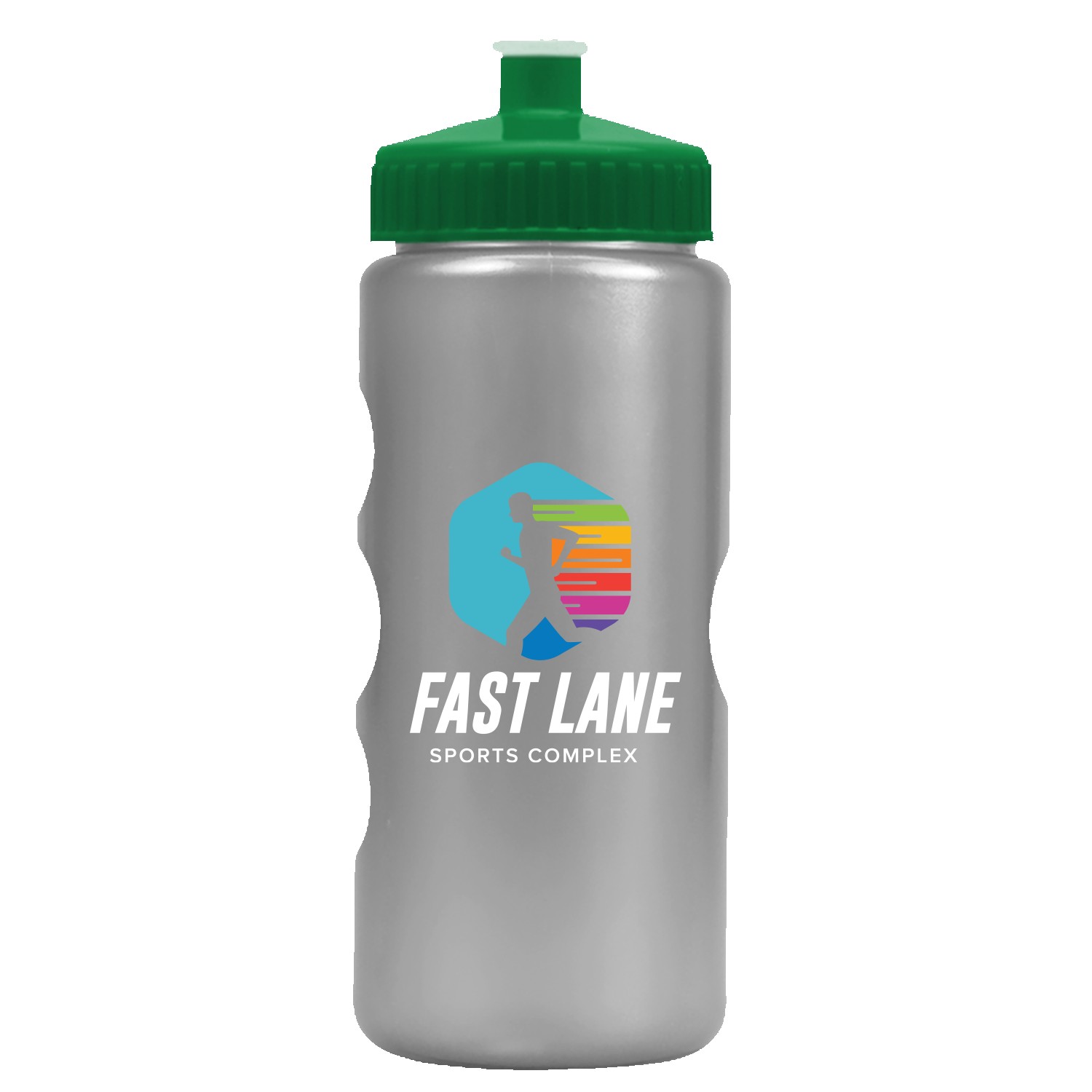 Picture of Garyline® Mini Peak Tritan® Metallike Bottle with Push-Pull Lid - 22 oz.