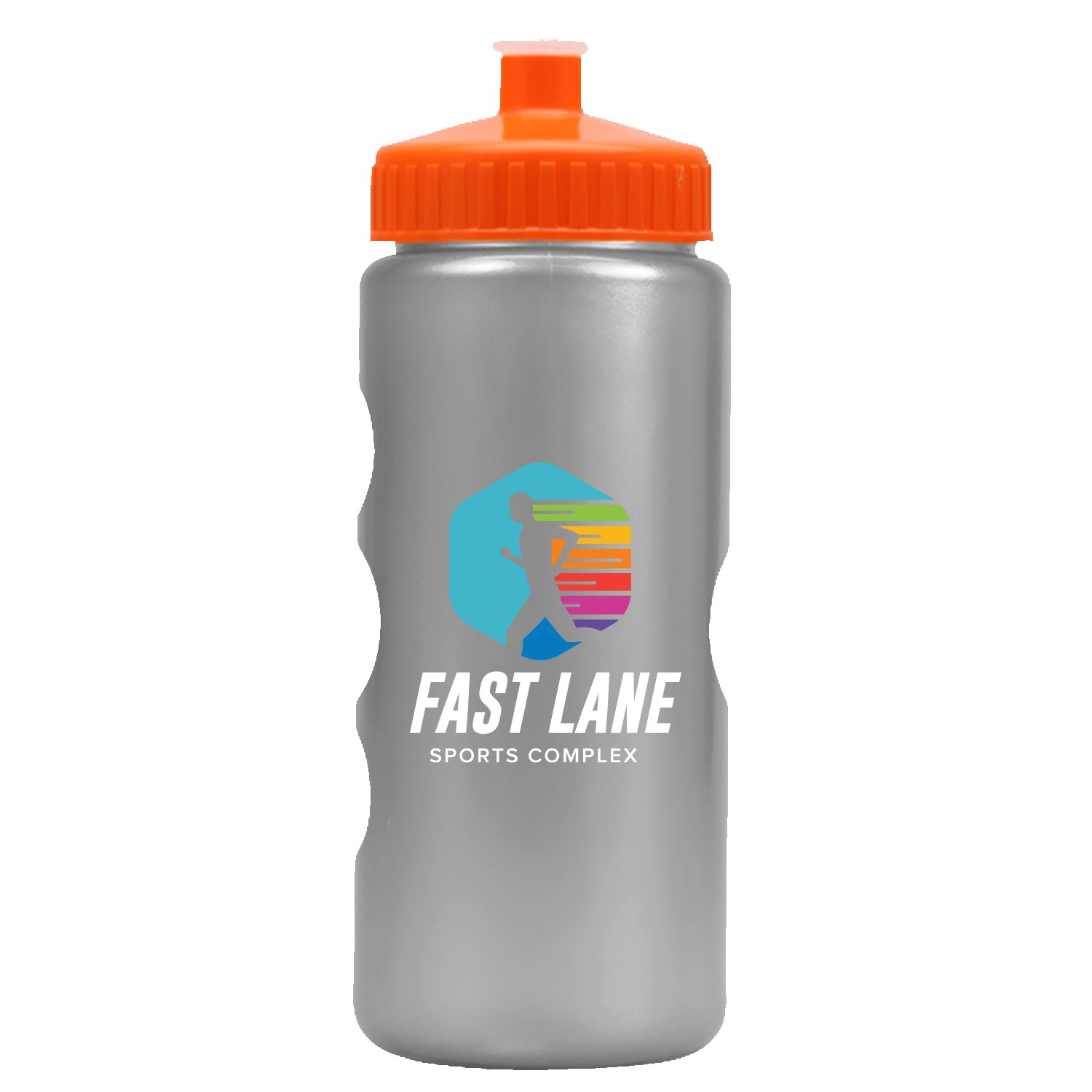 Picture of Garyline® Mini Peak Tritan® Metallike Bottle with Push-Pull Lid - 22 oz.