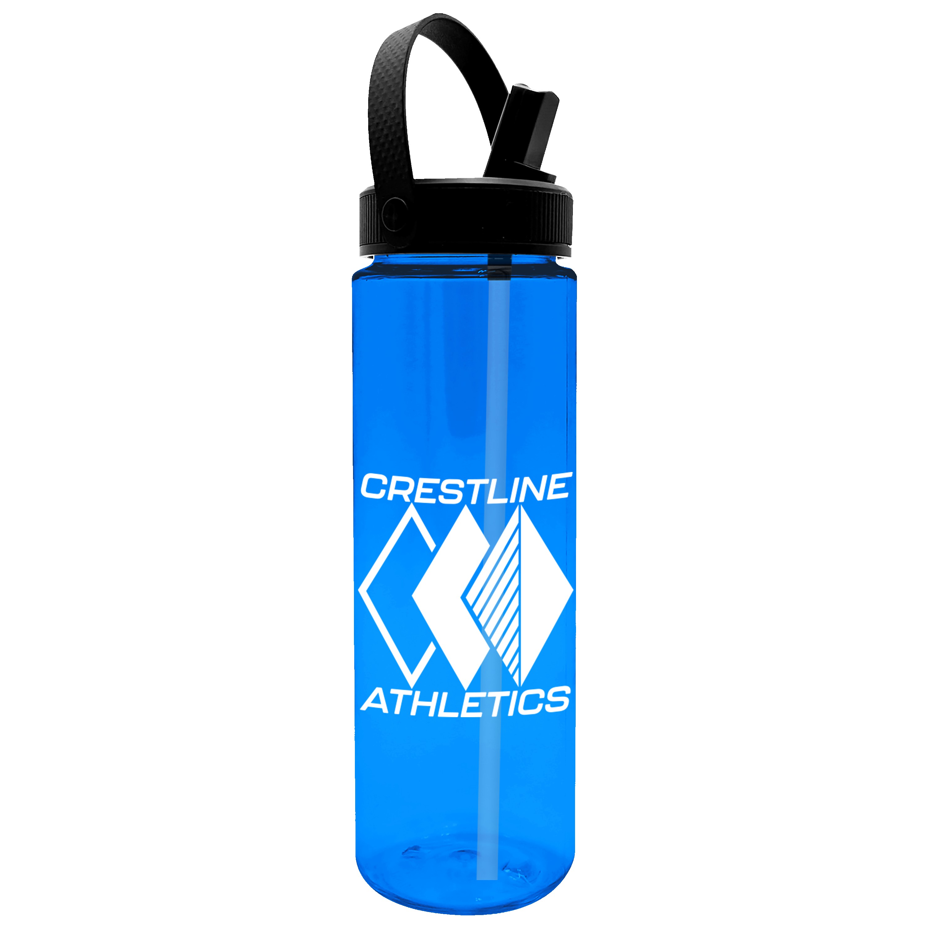 Picture of Garyline® Freedom Tritan® Renew Bottle with Flip-Straw, Swivel-Handle Lid - 28 oz.