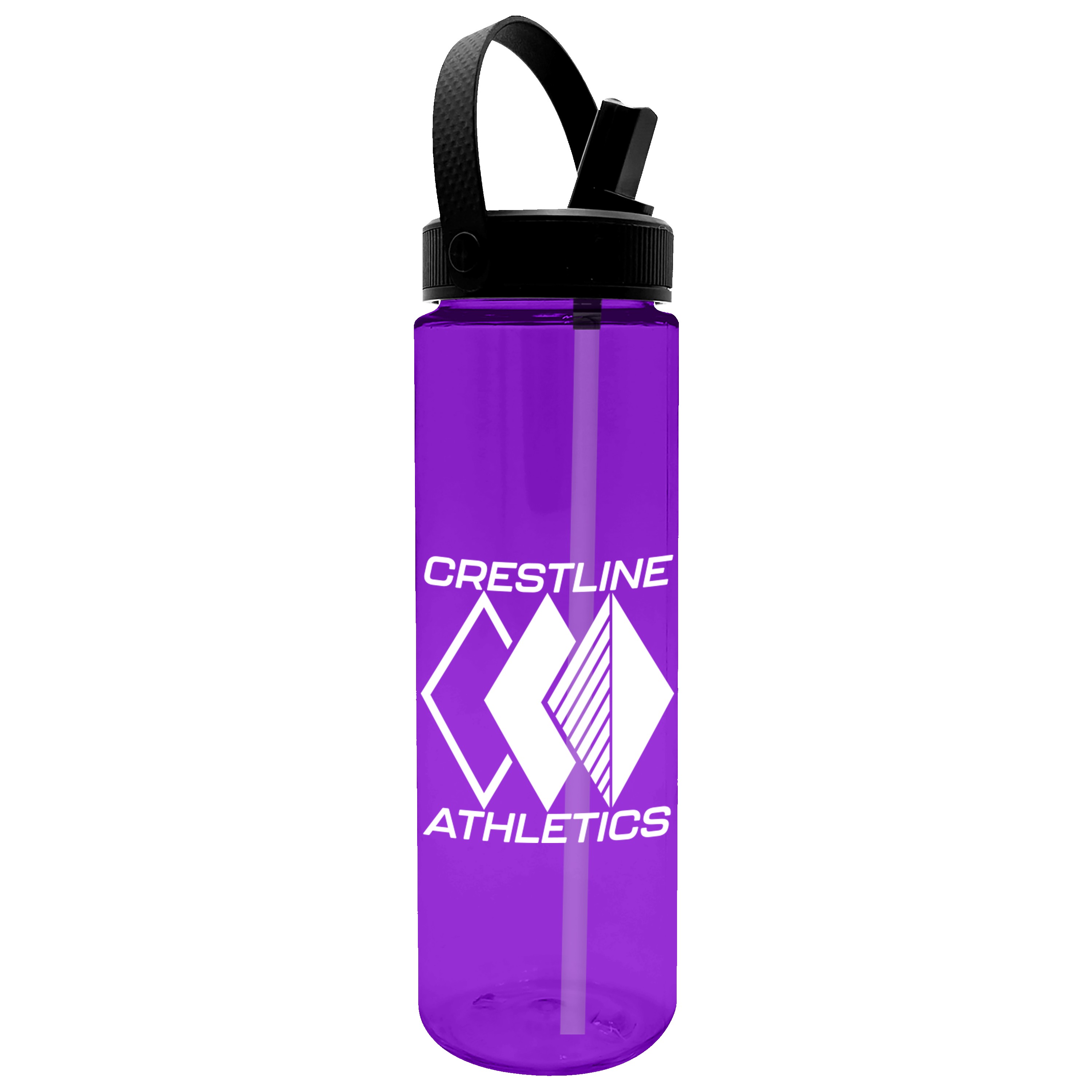Picture of Garyline® Freedom Tritan® Renew Bottle with Flip-Straw, Swivel-Handle Lid - 28 oz.