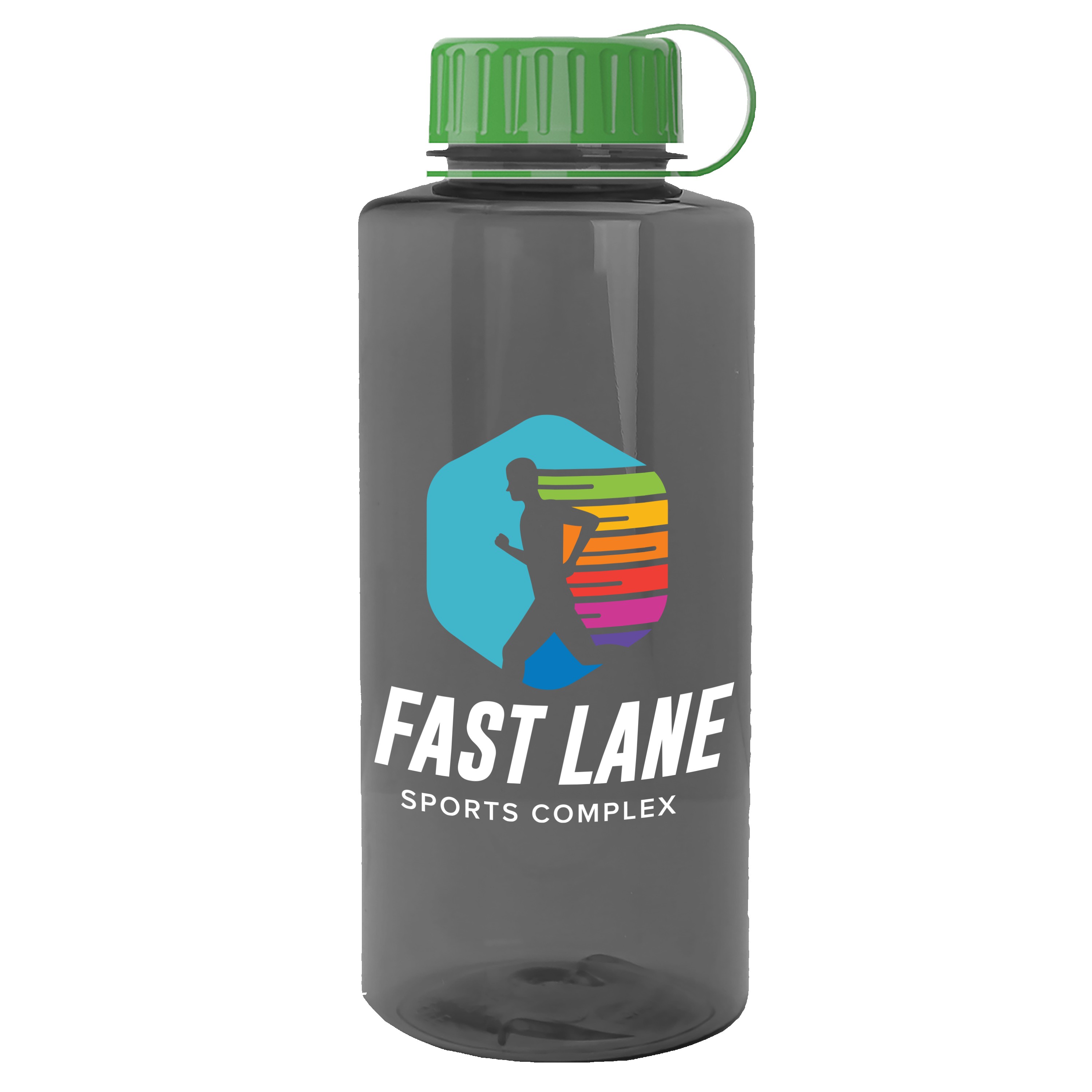 Picture of Garyline® Mountaineer Tritan® Renew Bottle with Tethered Lid - 36 oz.