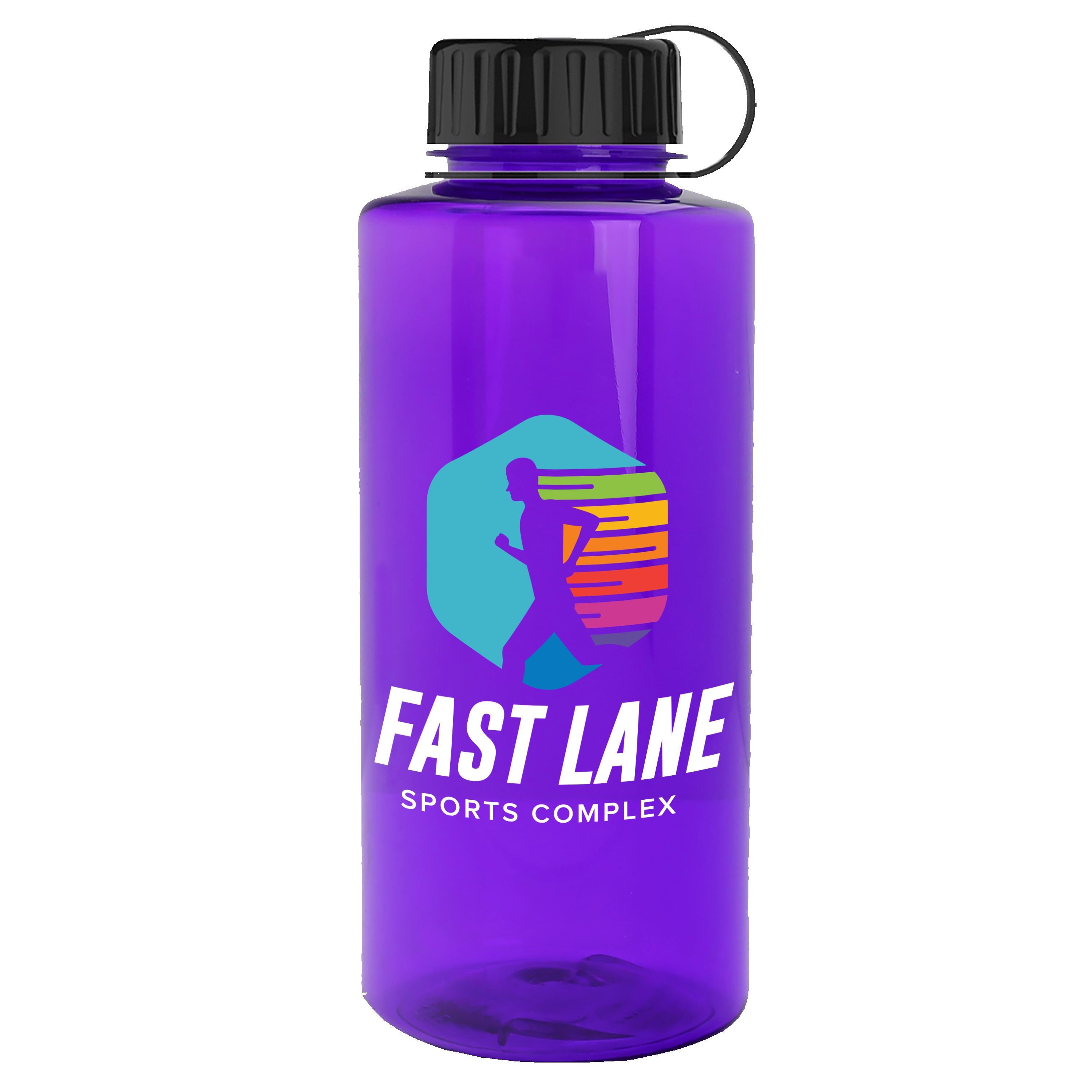 Picture of Garyline® Mountaineer Tritan® Renew Bottle with Tethered Lid - 36 oz.