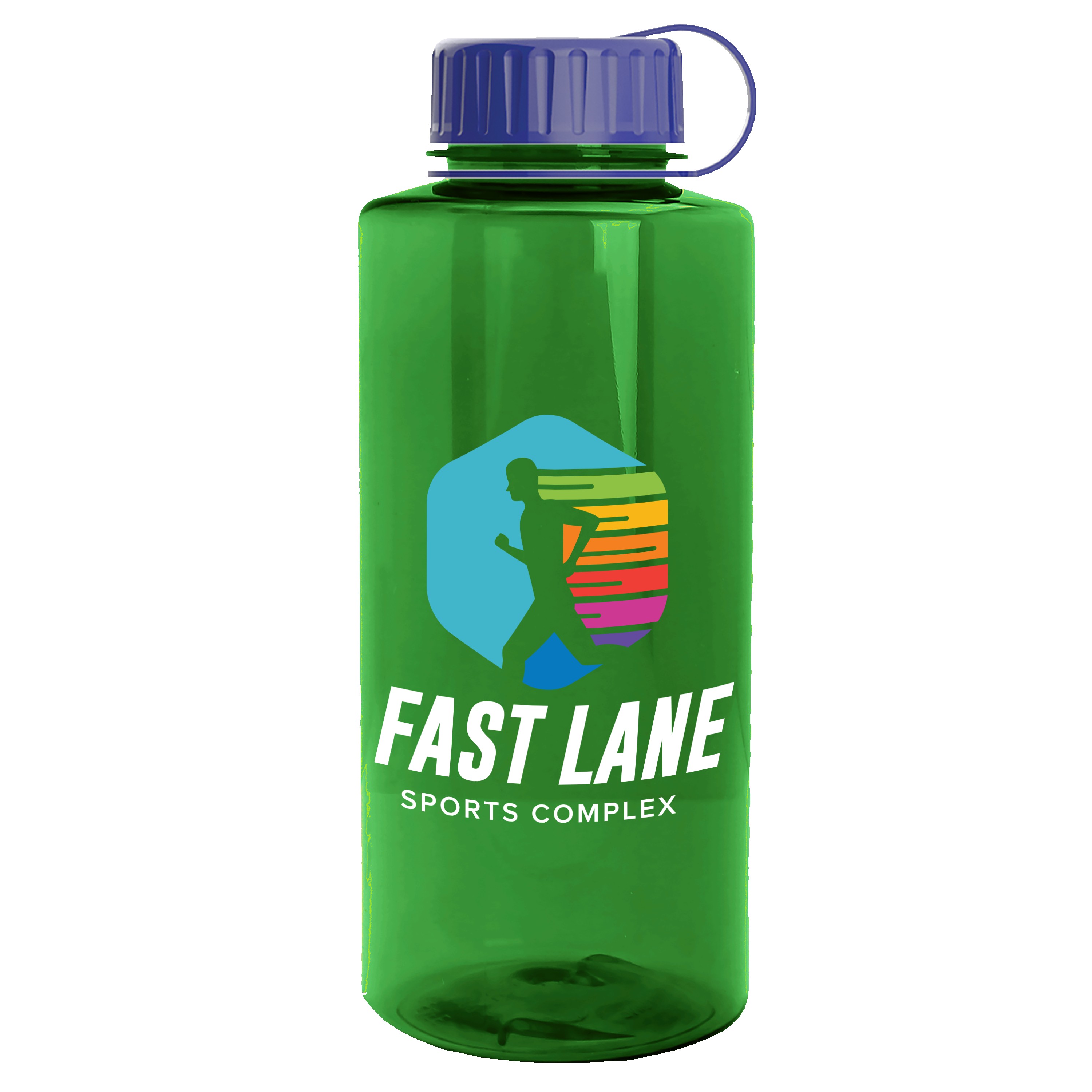 Picture of Garyline® Mountaineer Tritan® Renew Bottle with Tethered Lid - 36 oz.