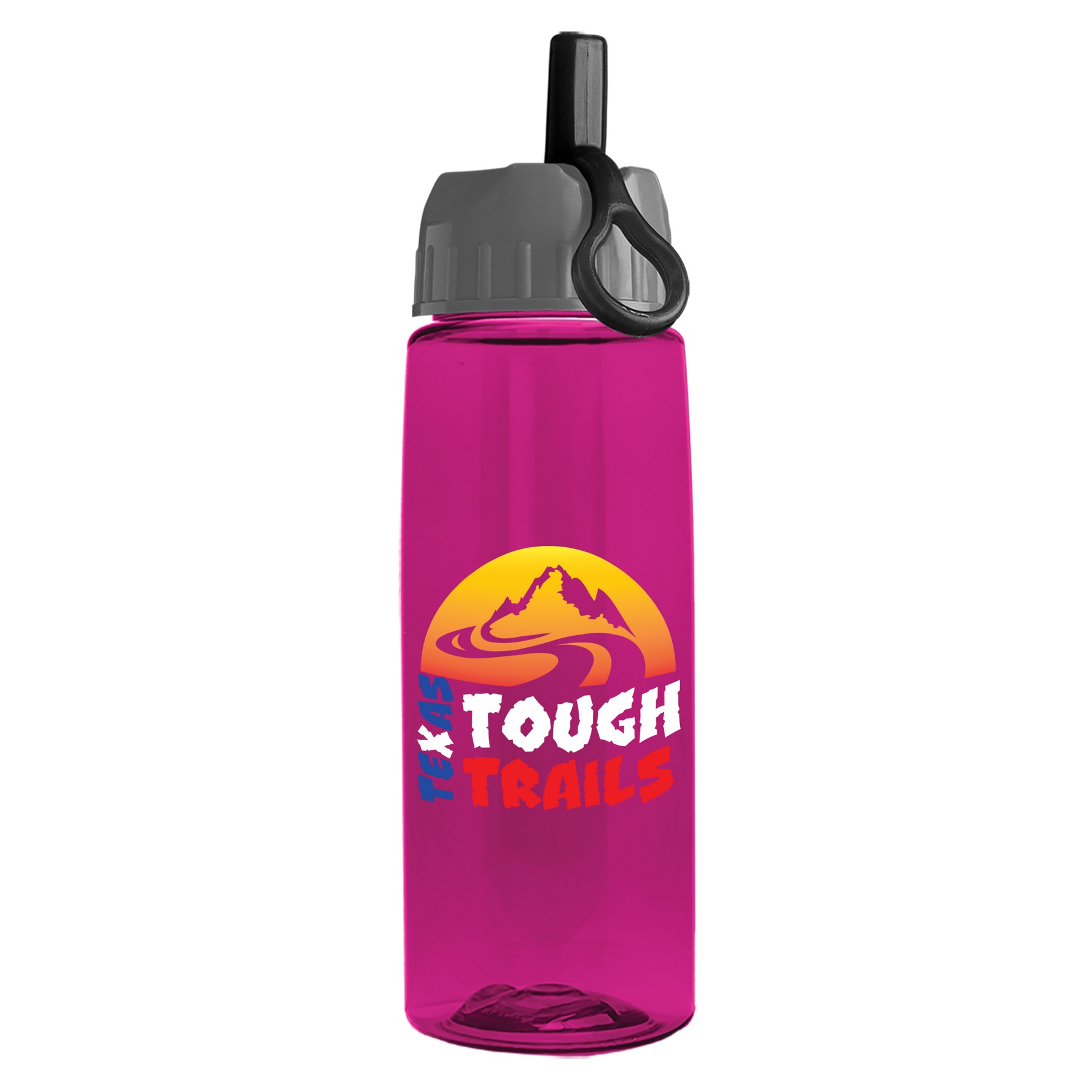 Picture of Garyline® Flair Tritan® Renew Bottle with Ring-Straw Lid - 26 oz.