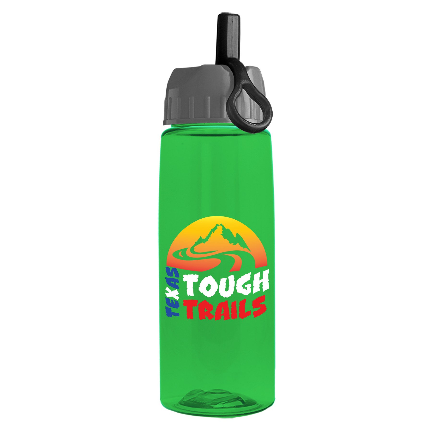 Picture of Garyline® Flair Tritan® Renew Bottle with Ring-Straw Lid - 26 oz.