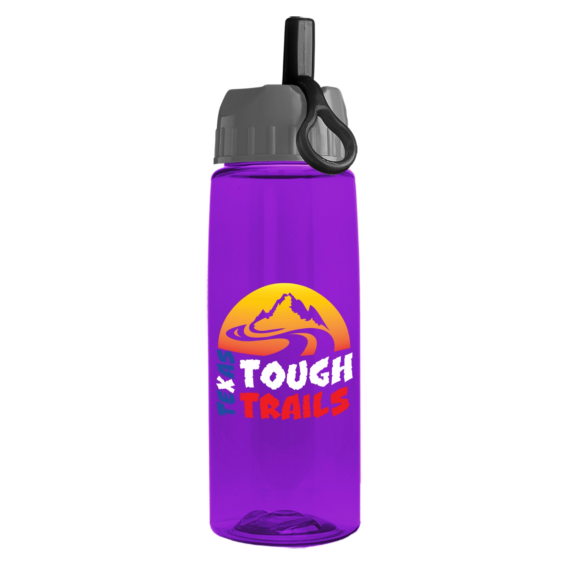 Picture of Garyline® Flair Tritan® Renew Bottle with Ring-Straw Lid - 26 oz.