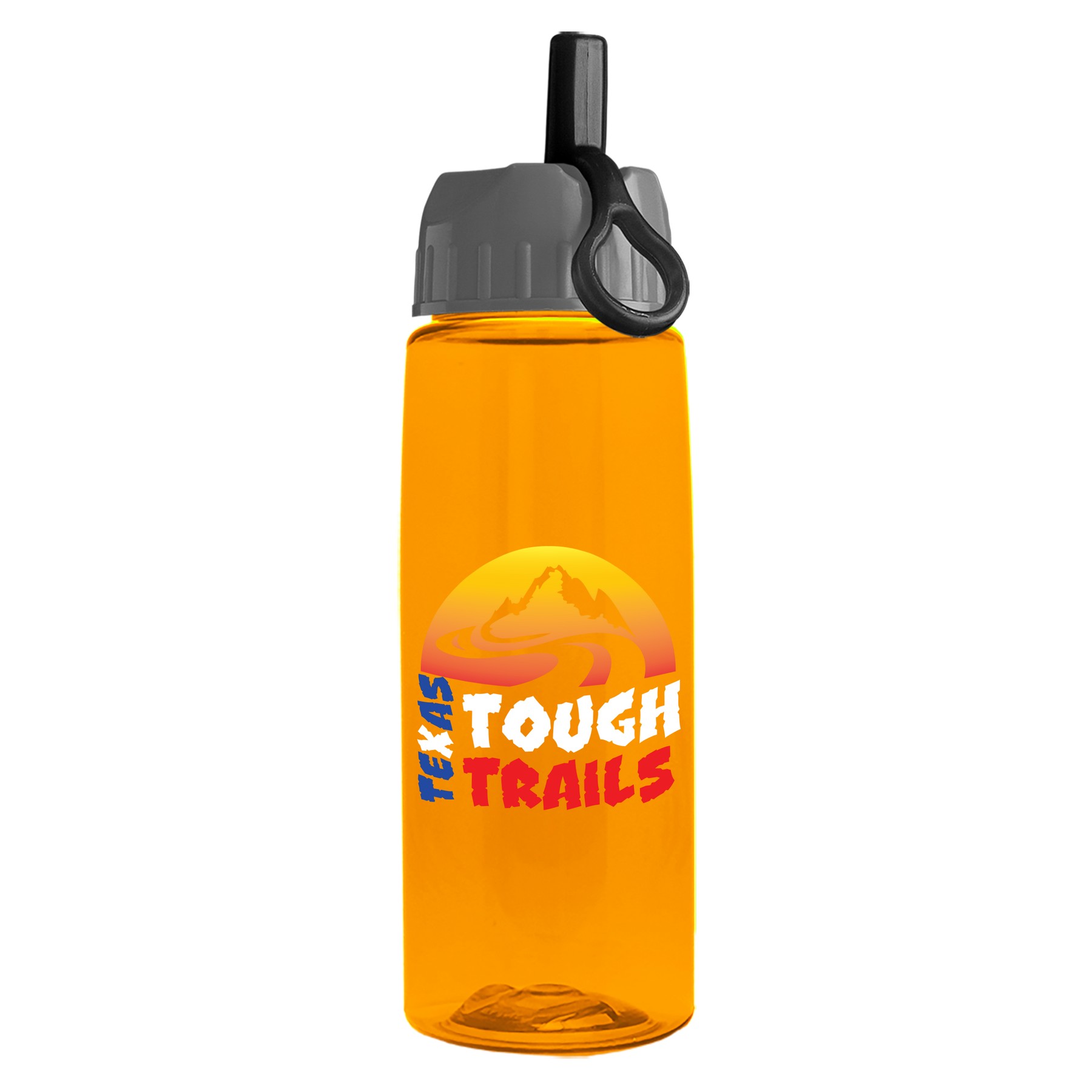 Picture of Garyline® Flair Tritan® Renew Bottle with Ring-Straw Lid - 26 oz.