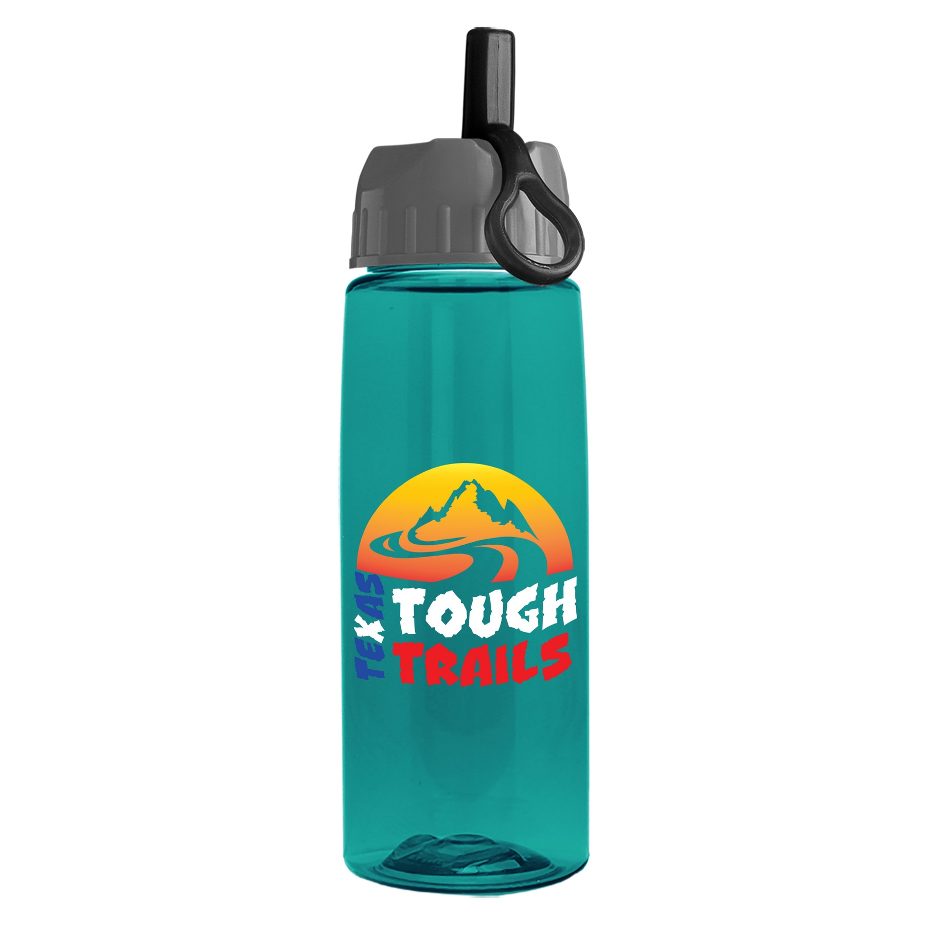 Picture of Garyline® Flair Tritan® Renew Bottle with Ring-Straw Lid - 26 oz.
