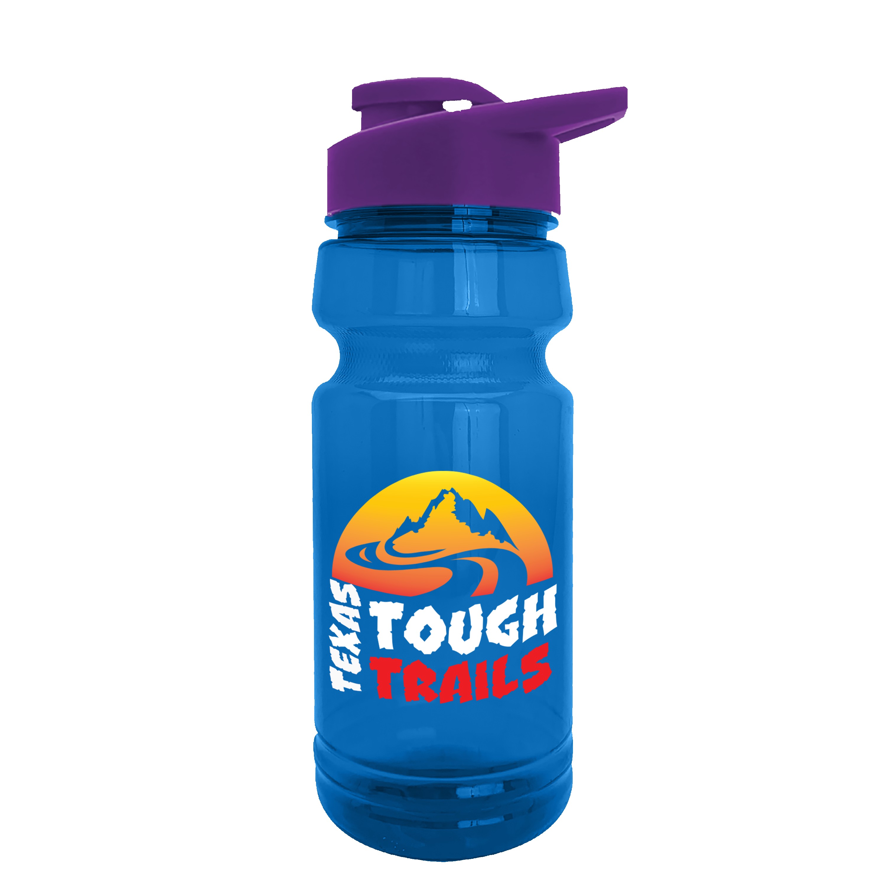 Picture of Garyline® Trainer RPET Bottle with Drink-Thru Lid - 24 oz.