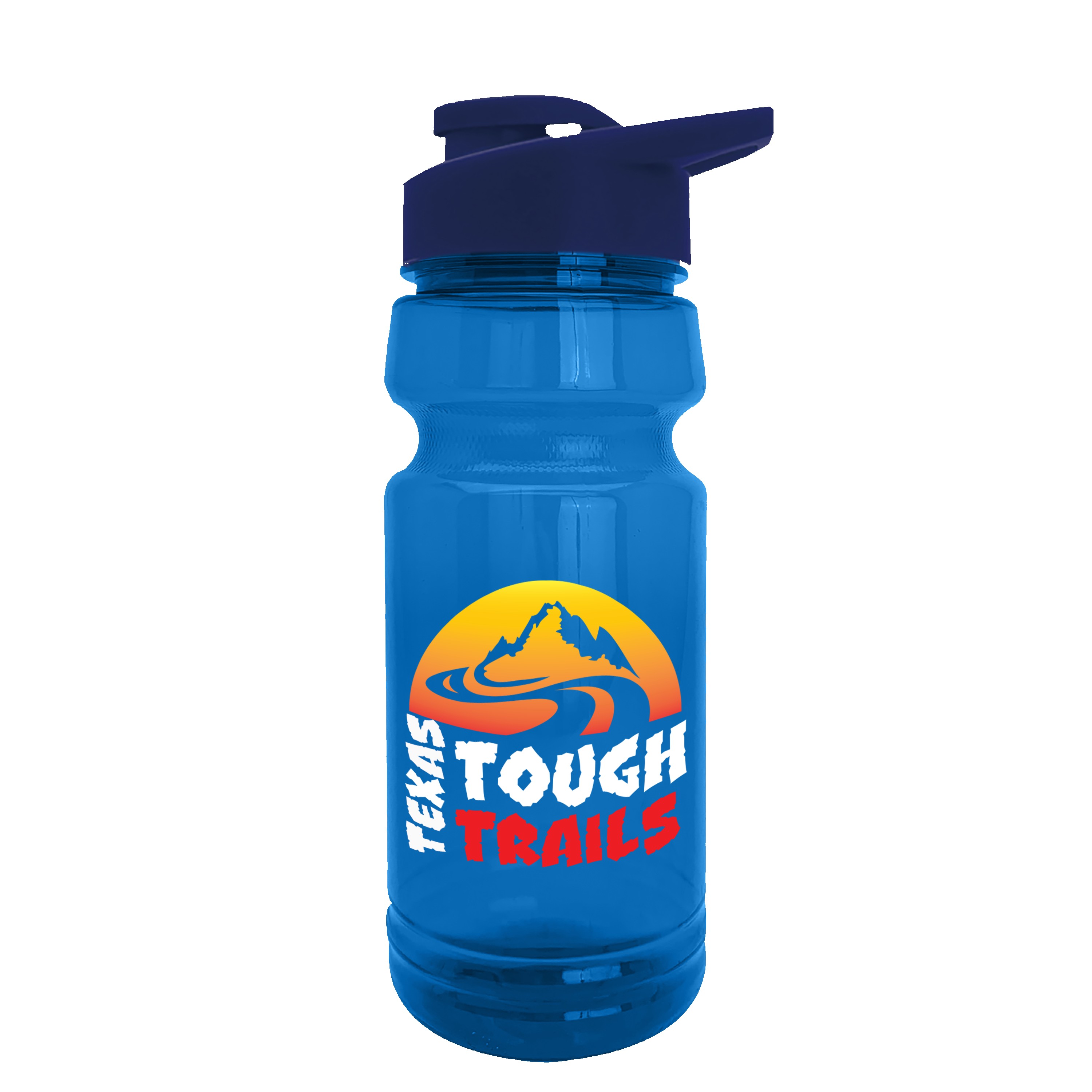 Picture of Garyline® Trainer RPET Bottle with Drink-Thru Lid - 24 oz.