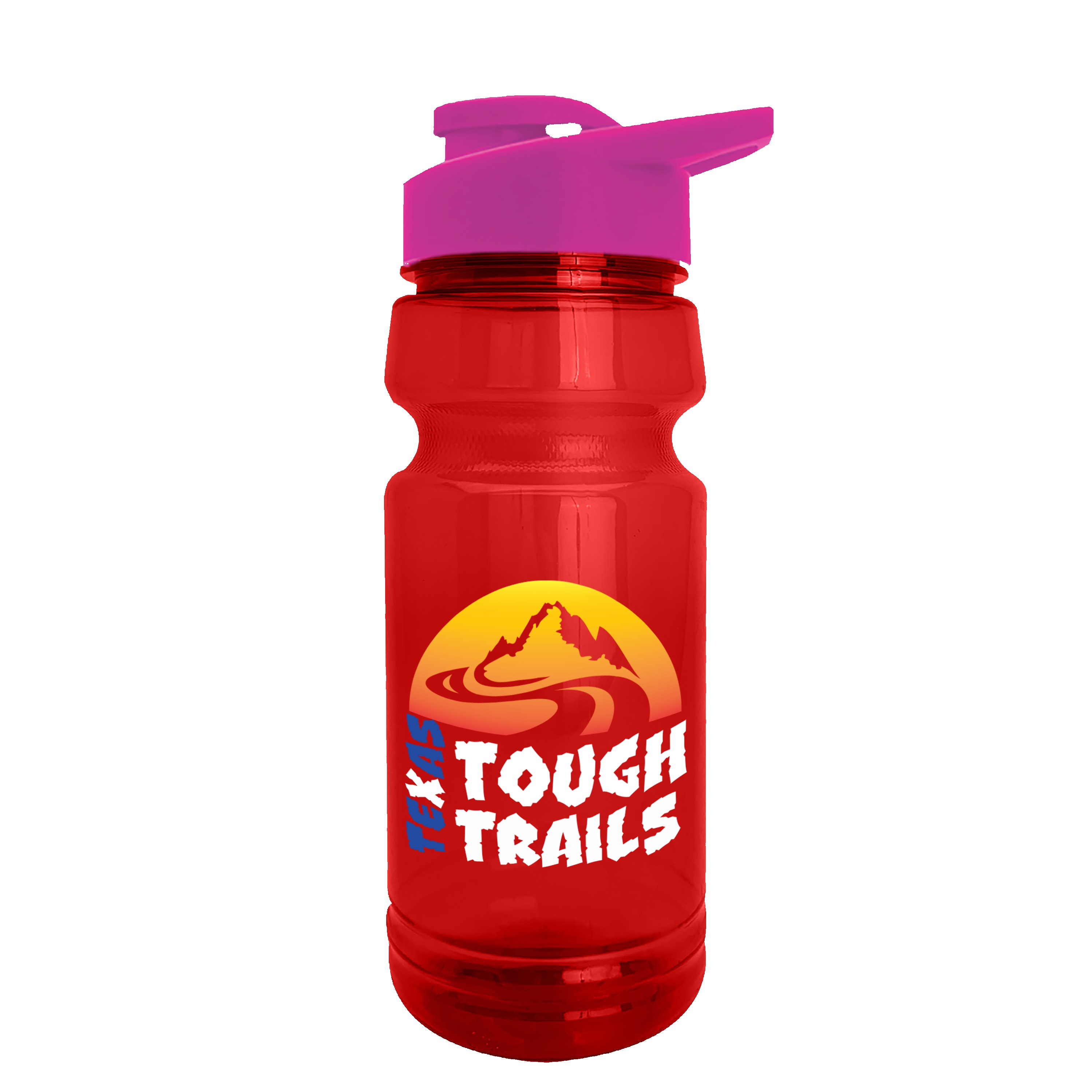 Picture of Garyline® Trainer RPET Bottle with Drink-Thru Lid - 24 oz.