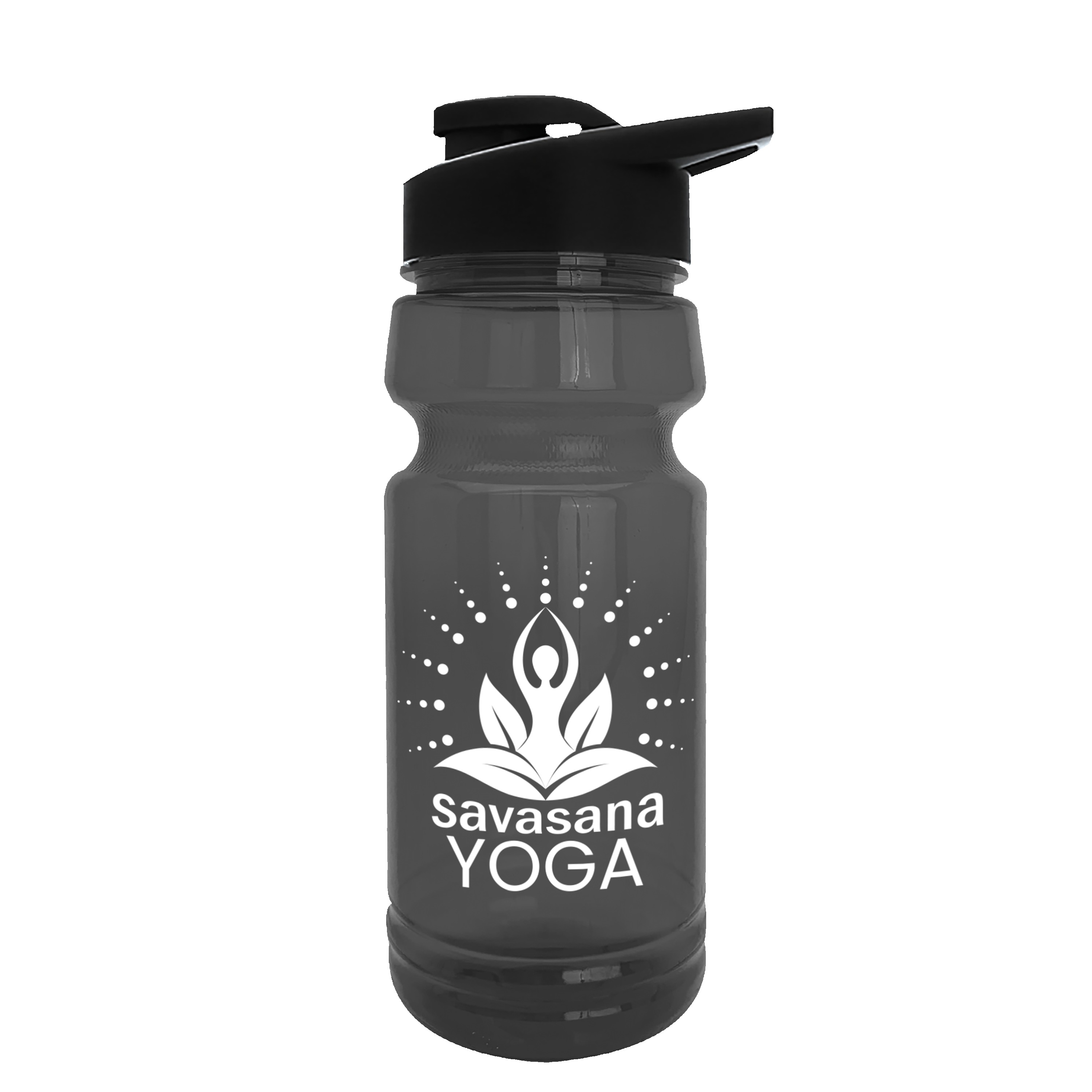 Picture of Garyline® Trainer RPET Bottle with Drink-Thru Lid - 24 oz.