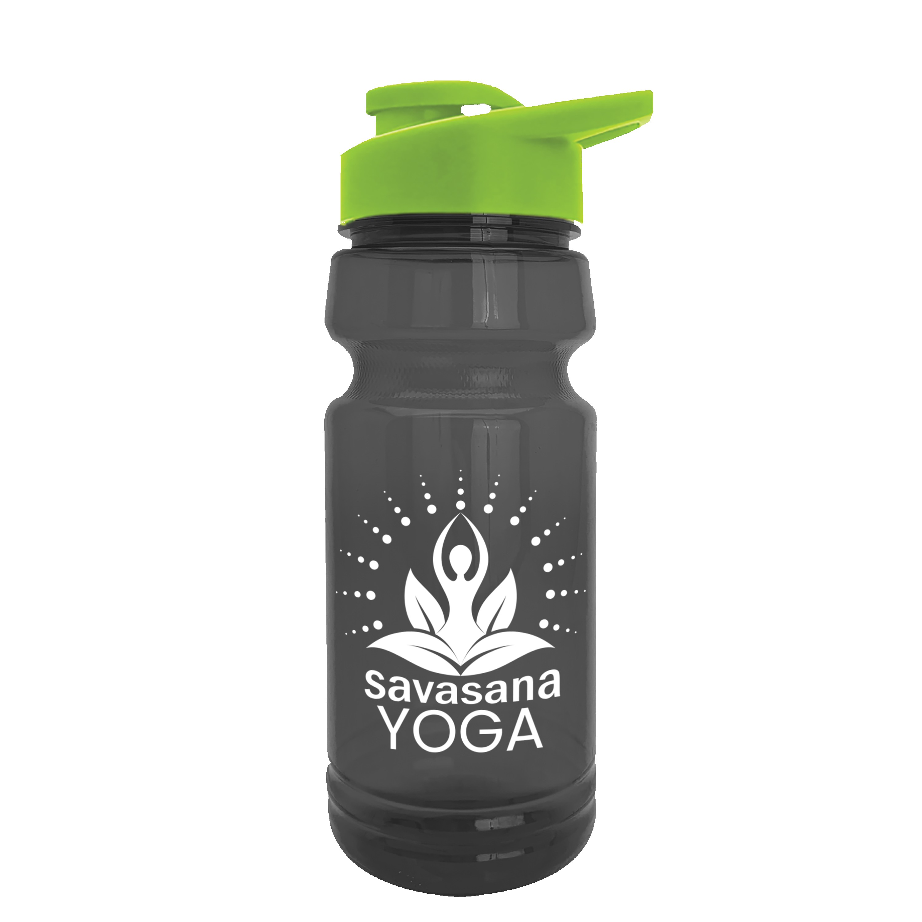 Picture of Garyline® Trainer RPET Bottle with Drink-Thru Lid - 24 oz.