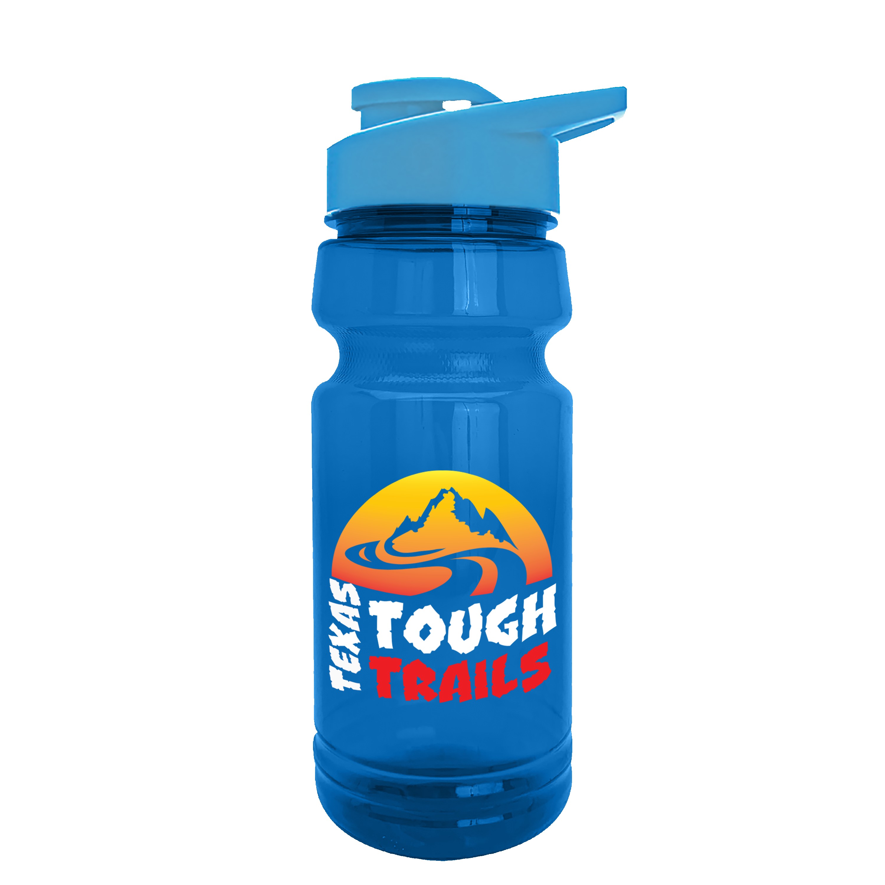 Picture of Garyline® Trainer RPET Bottle with Drink-Thru Lid - 24 oz.
