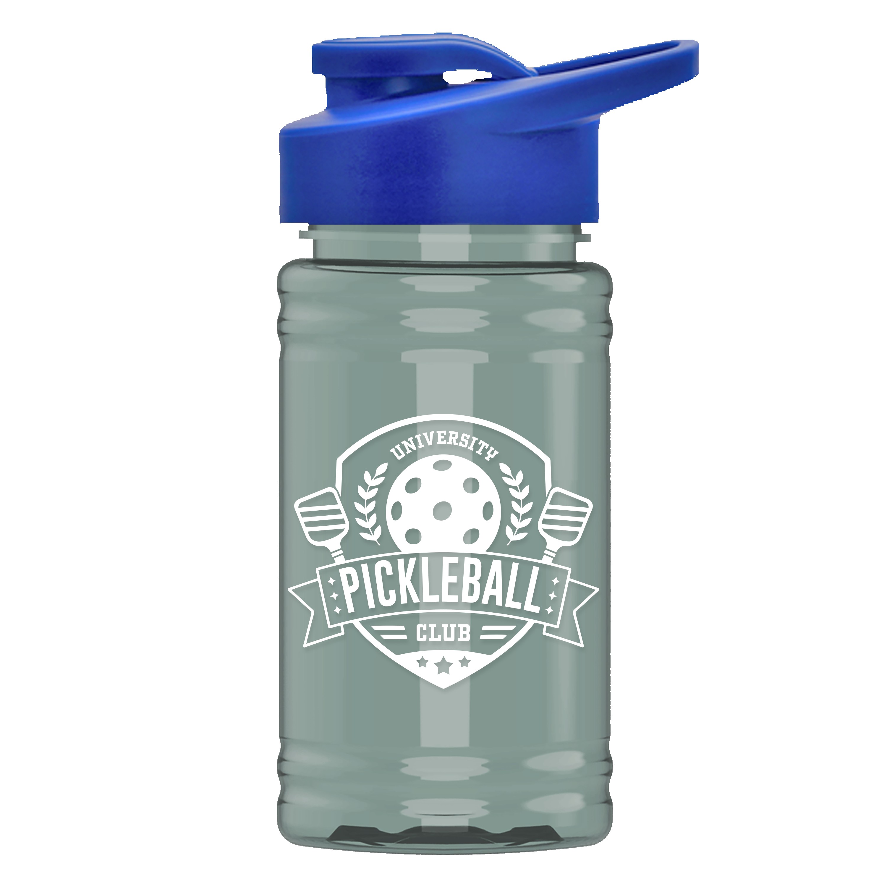 Picture of Garyline® Mini RPET Bottle with Drink-Thru Lid - 16 oz.