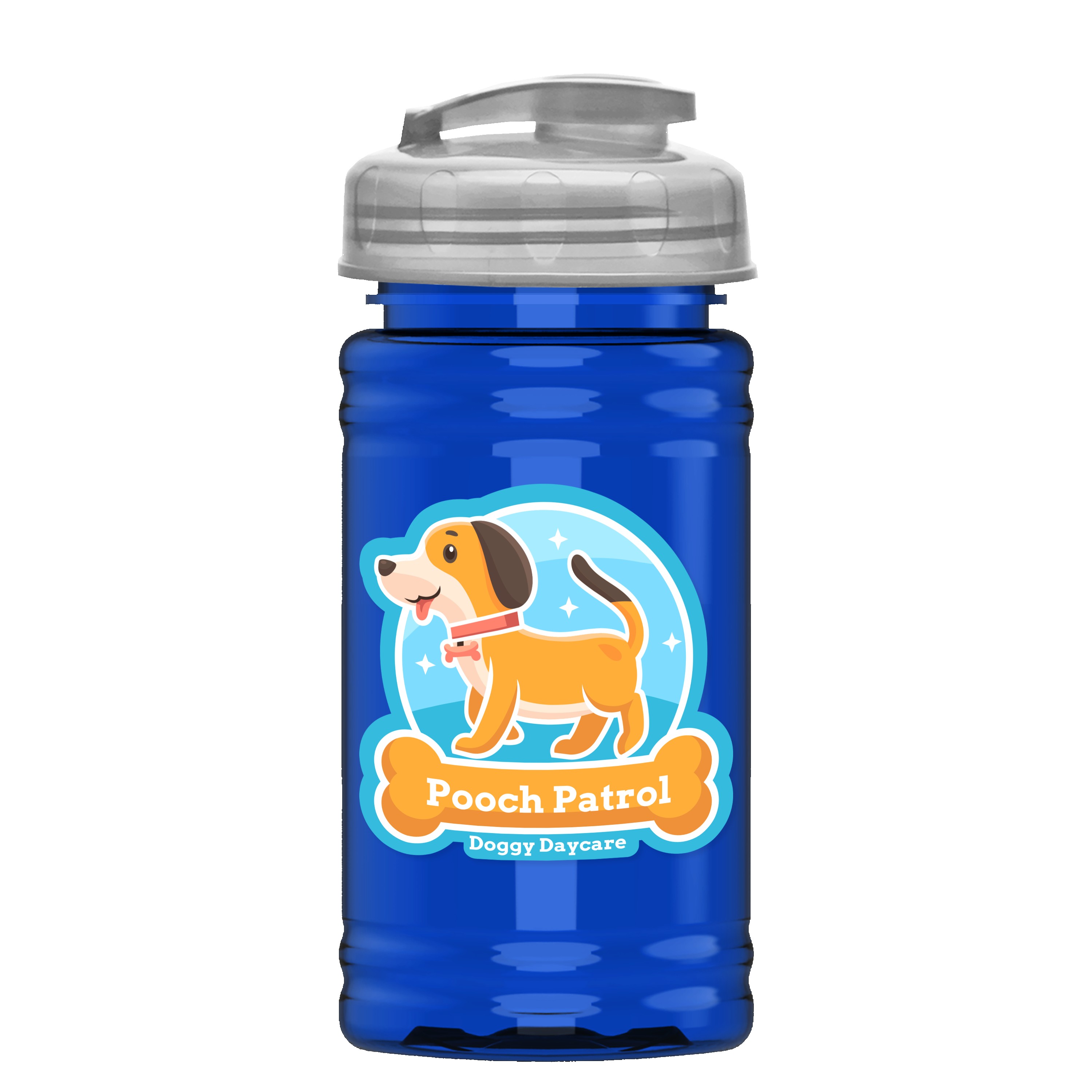 Picture of Garyline® Mini RPET Bottle with Flip-Top Lid - 16 oz.