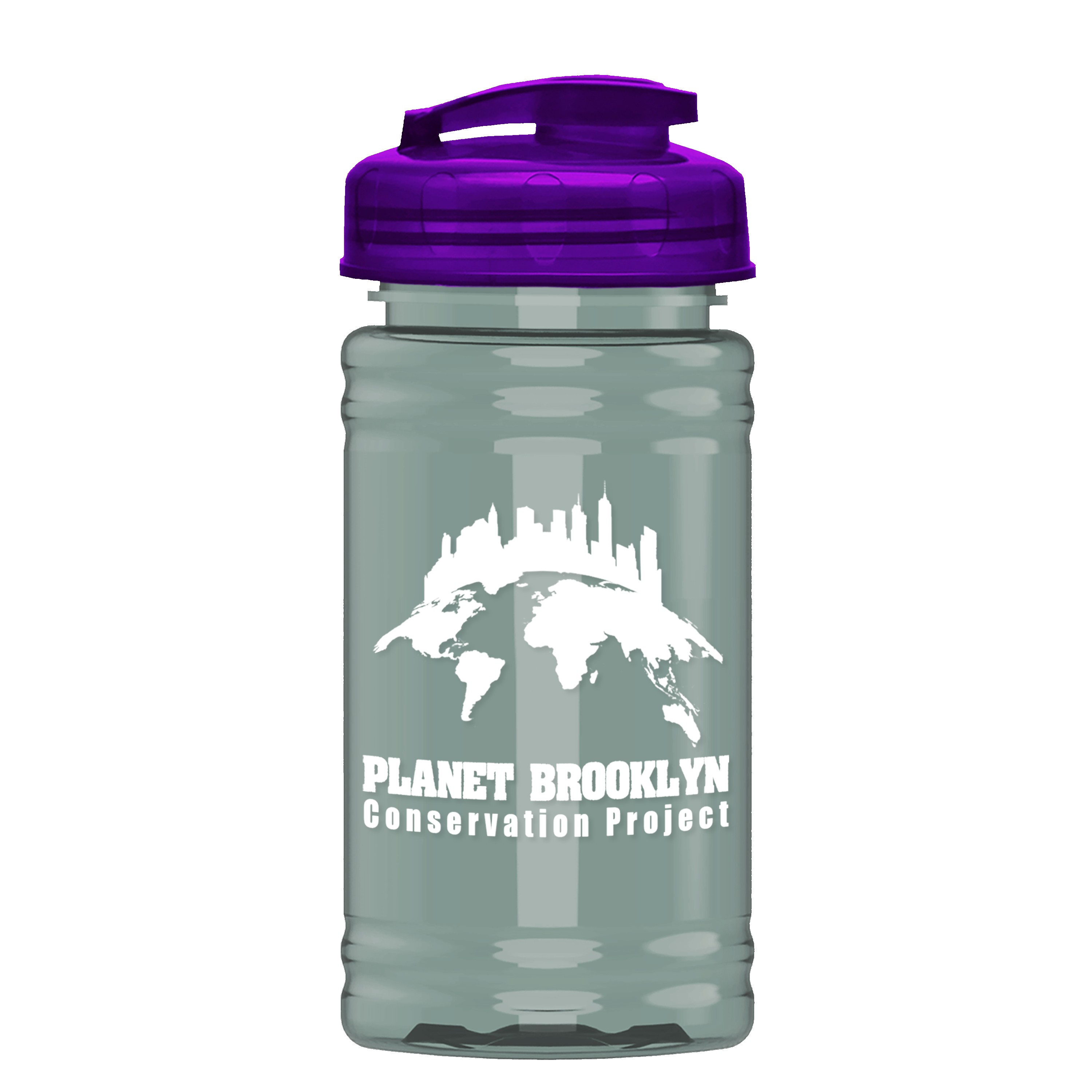 Picture of Garyline® Mini RPET Bottle with Flip-Top Lid - 16 oz.