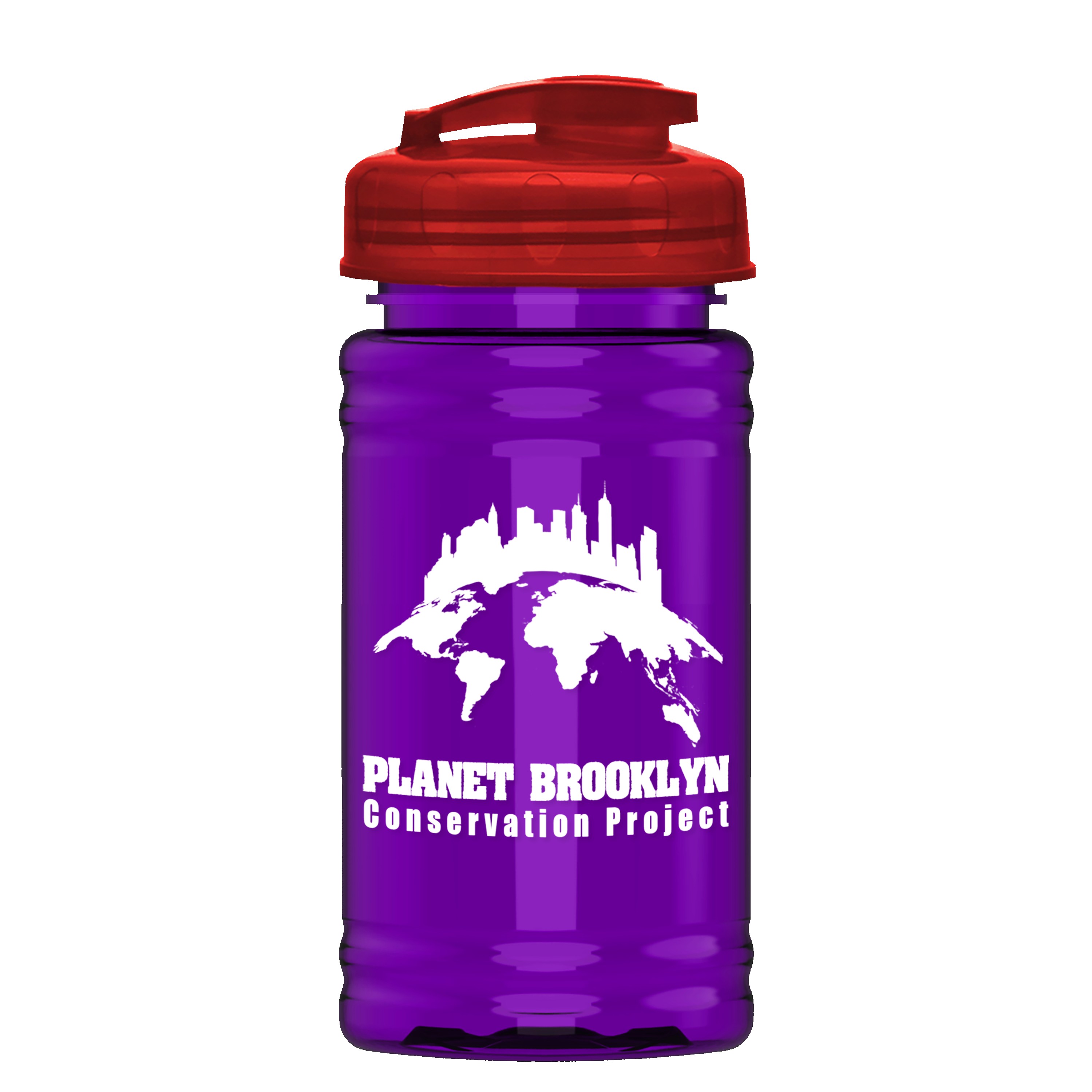 Picture of Garyline® Mini RPET Bottle with Flip-Top Lid - 16 oz.
