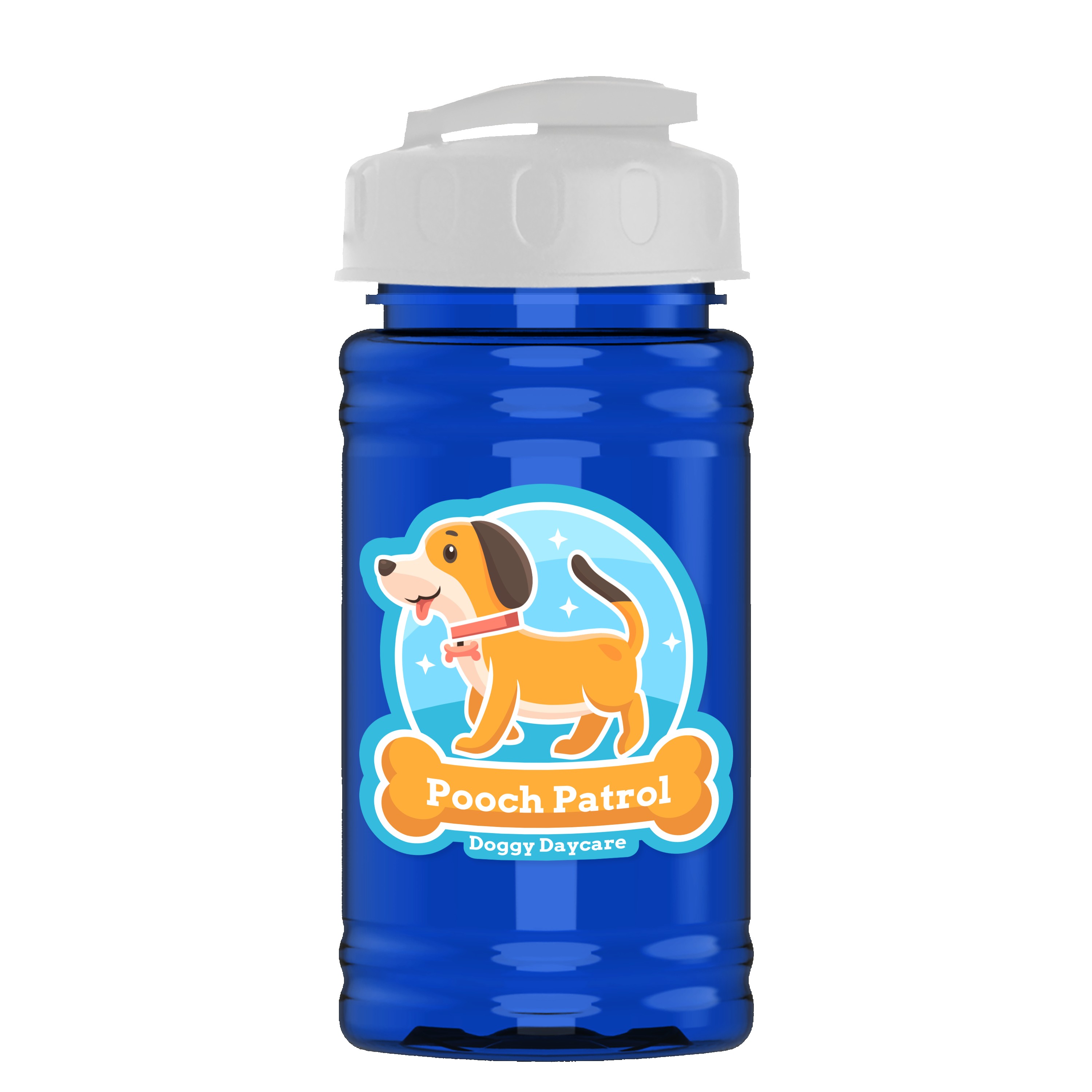 Picture of Garyline® Mini RPET Bottle with Flip-Top Lid - 16 oz.