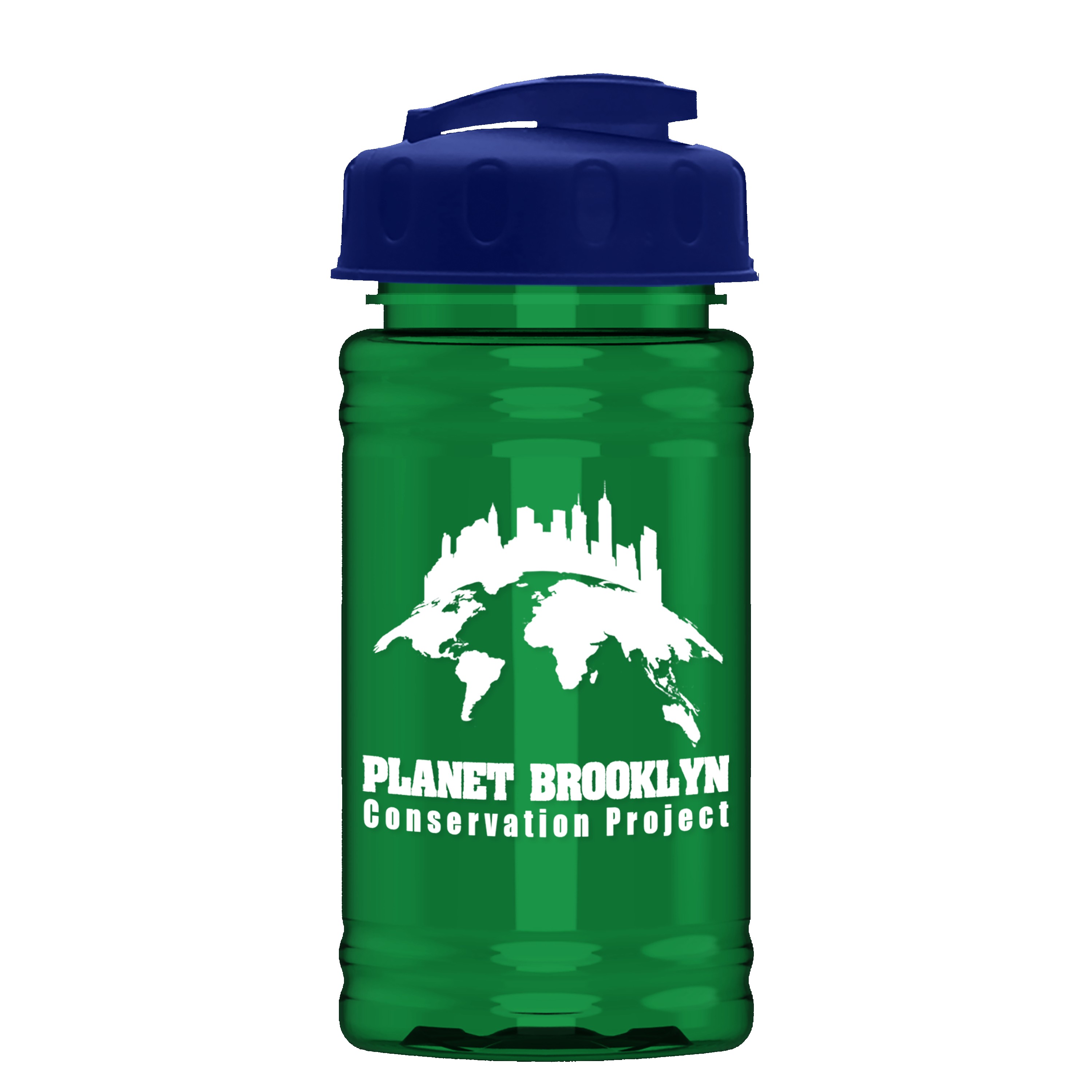 Picture of Garyline® Mini RPET Bottle with Flip-Top Lid - 16 oz.