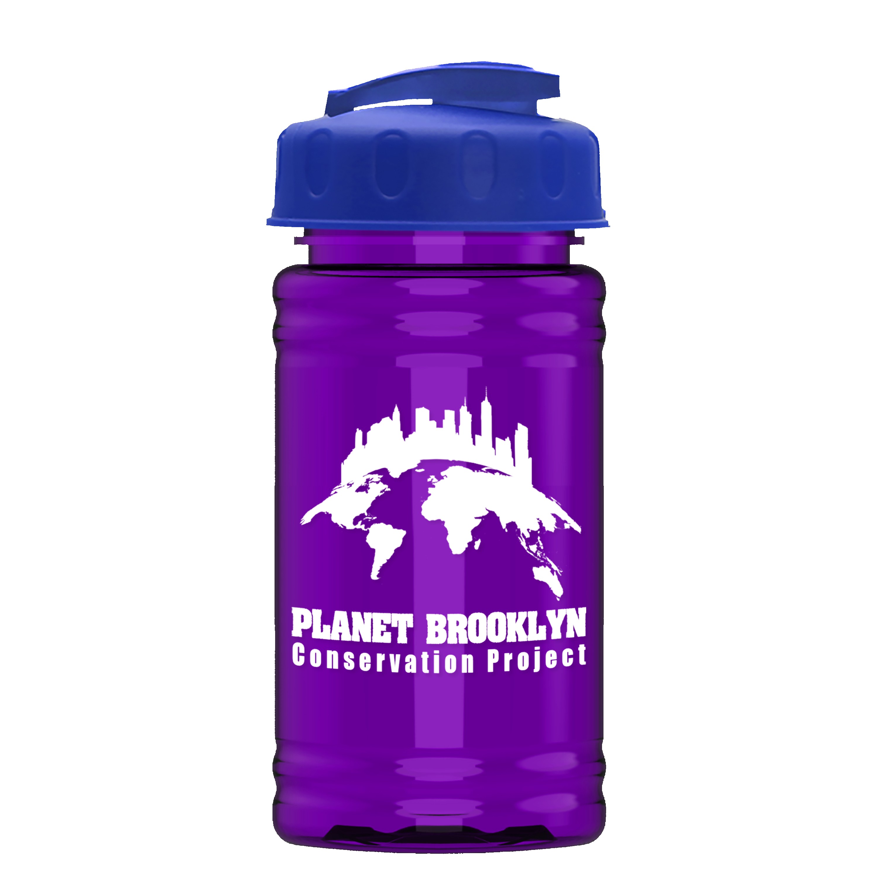 Picture of Garyline® Mini RPET Bottle with Flip-Top Lid - 16 oz.
