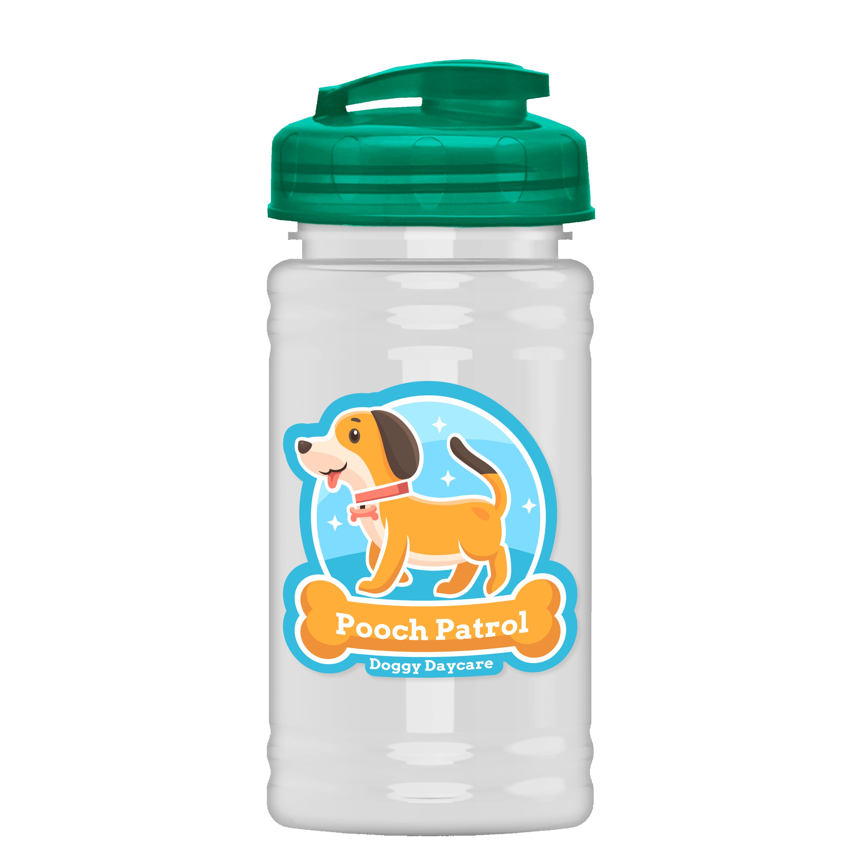 Picture of Garyline® Mini RPET Bottle with Flip-Top Lid - 16 oz.