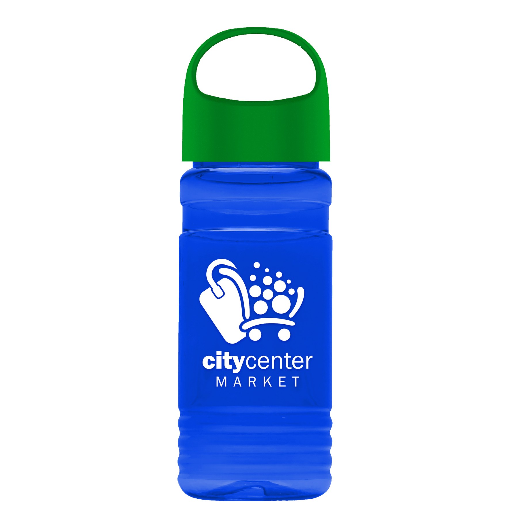Picture of Garyline® RPET Bottle with Oval Crest Lid - 20 oz.