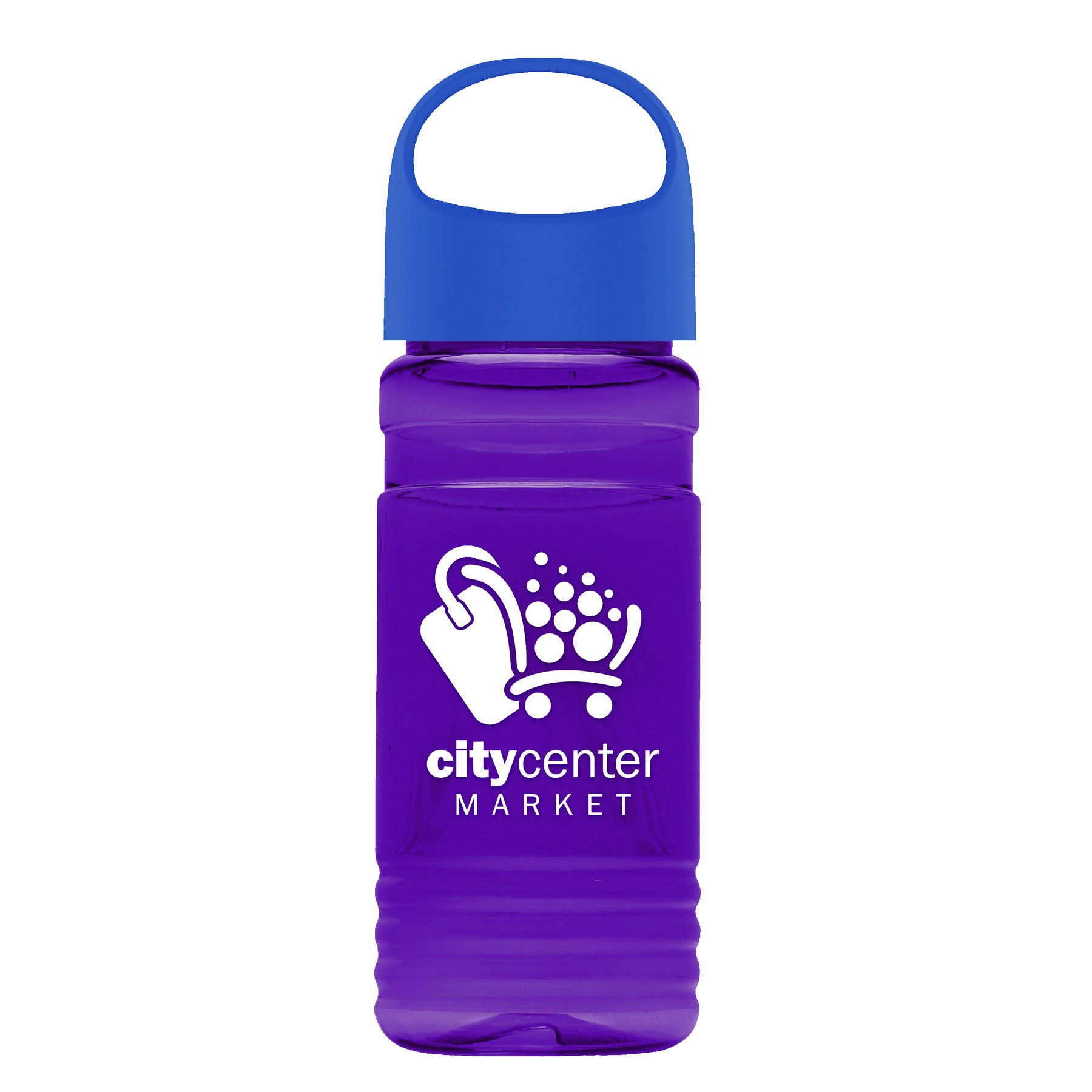 Picture of Garyline® RPET Bottle with Oval Crest Lid - 20 oz.
