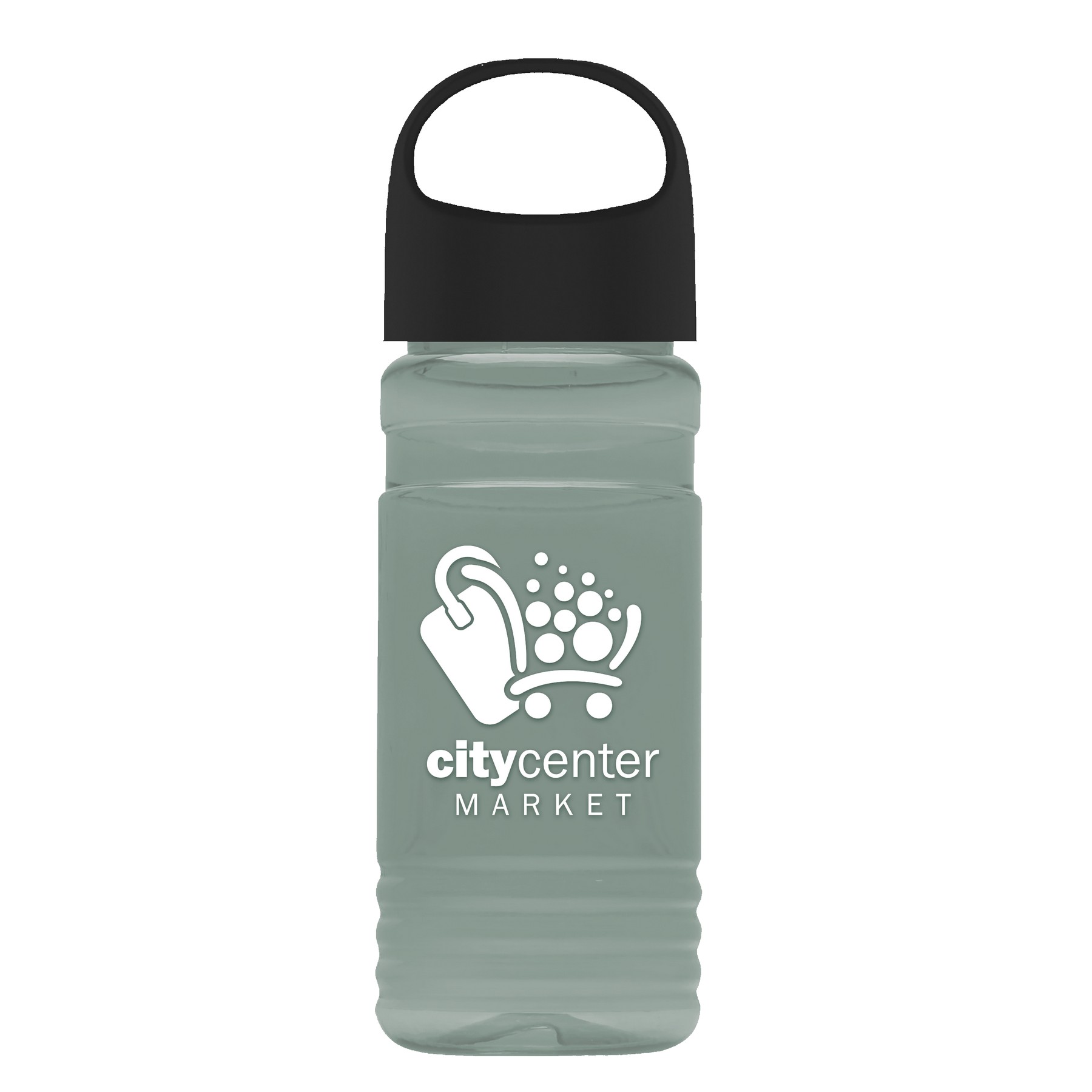 Picture of Garyline® RPET Bottle with Oval Crest Lid - 20 oz.